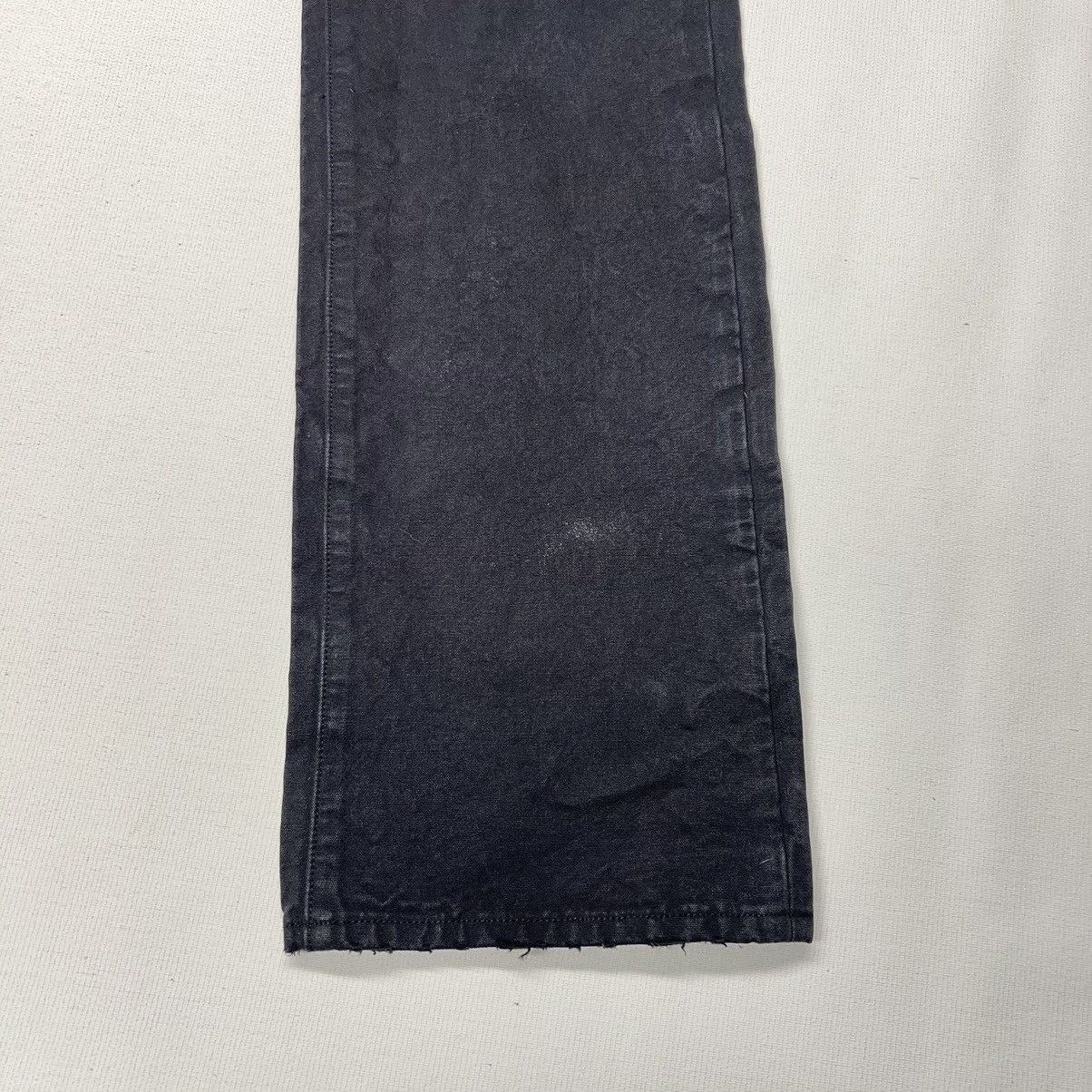 Vintage Loomstate Pants Black Straight Canvas Workwear Utility Firm Size US 32 / EU 48 - 2 Thumbnail