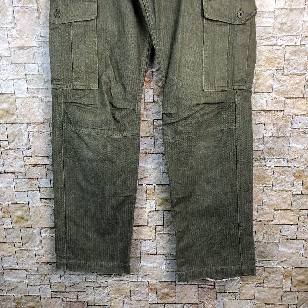 If Six Was Nine Nine Blocks faded utility Cargo Multipocket Pants #A813 Size US 32 / EU 48 - 7 Thumbnail