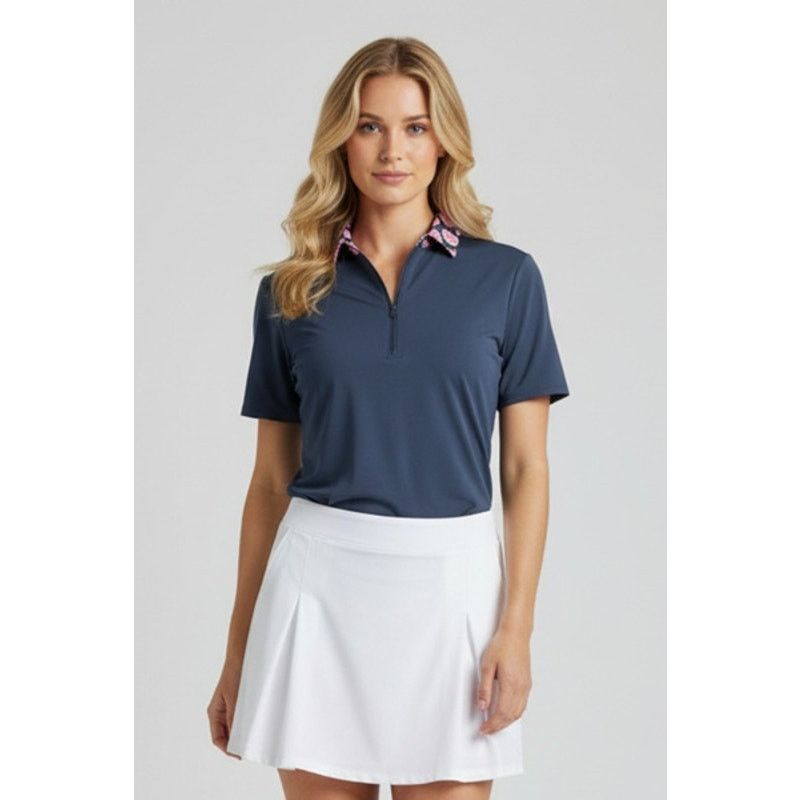 Tommy Bahama NWT Tommy Bahama Golf Mock Neck 1/4 Zip Polo Size M $98 MSRP Size M / US 6-8 / IT 42-44 - 1 Thumbnail