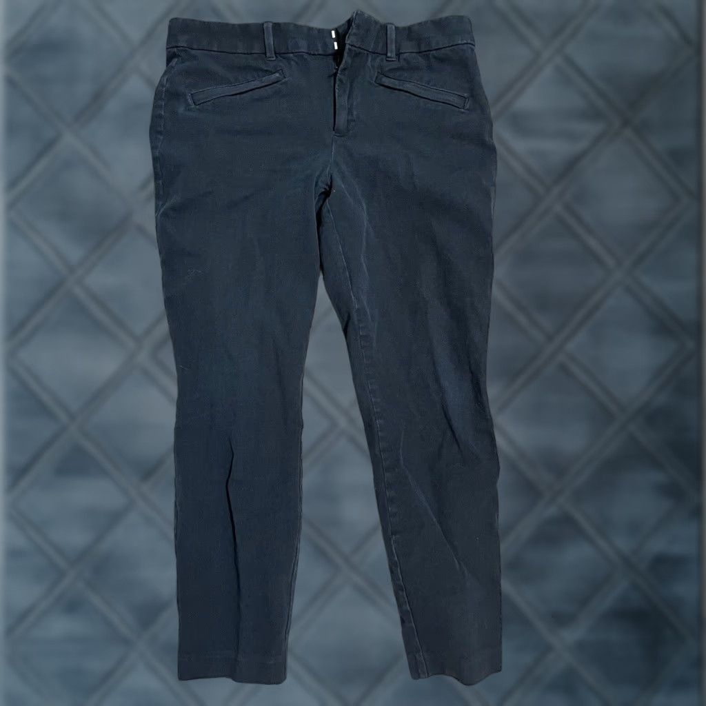 Gap Gap Pants Women's 10 Black Skinny Ankle Stretch Denim Cotton Blend 25in Inseam Solid Womens Size 32" / US 10 / IT 46 - 1 Thumbnail