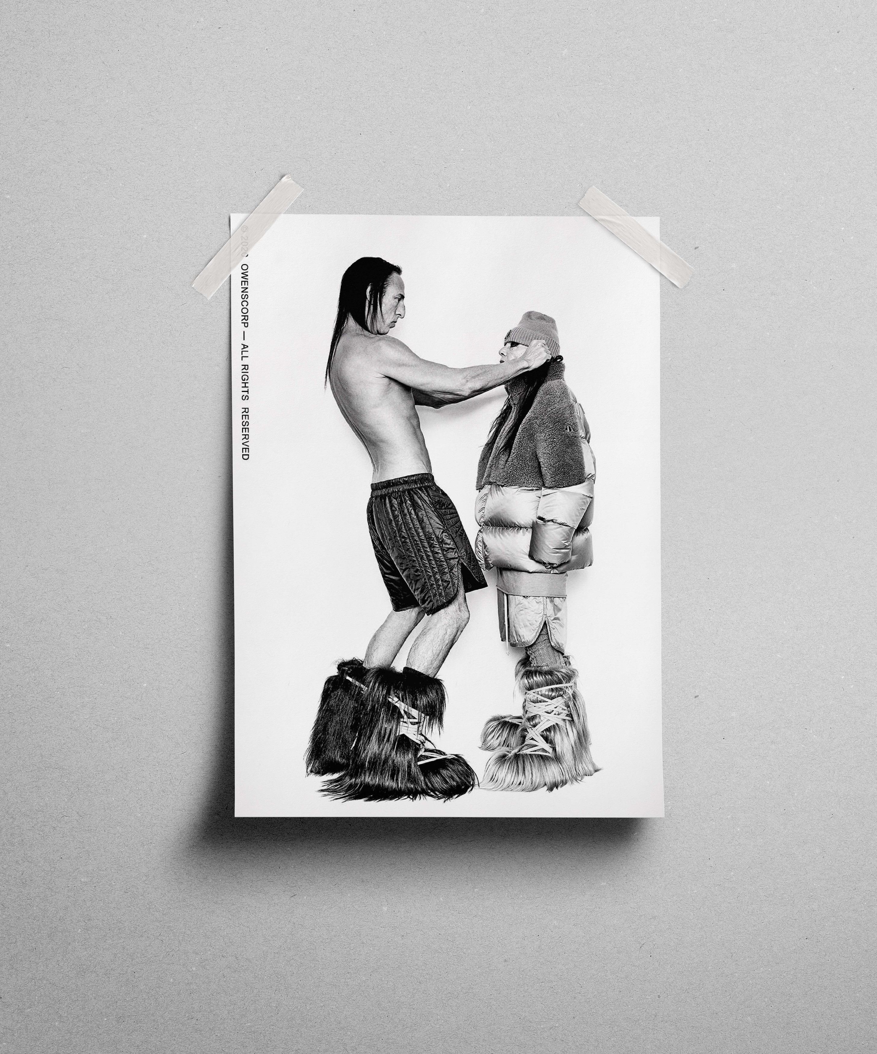 Rick Owens Rick Owens Poster Print Gift Vintage Archive Lookbook Size ONE SIZE - 2 Thumbnail