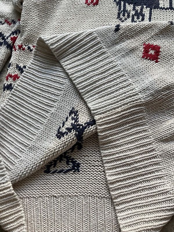 Polo Ralph Lauren Polo Ralph Lauren Aeroplan Sweater Vintage 90s Hand Knit Size US L / EU 52-54 / 3 - 5 Thumbnail
