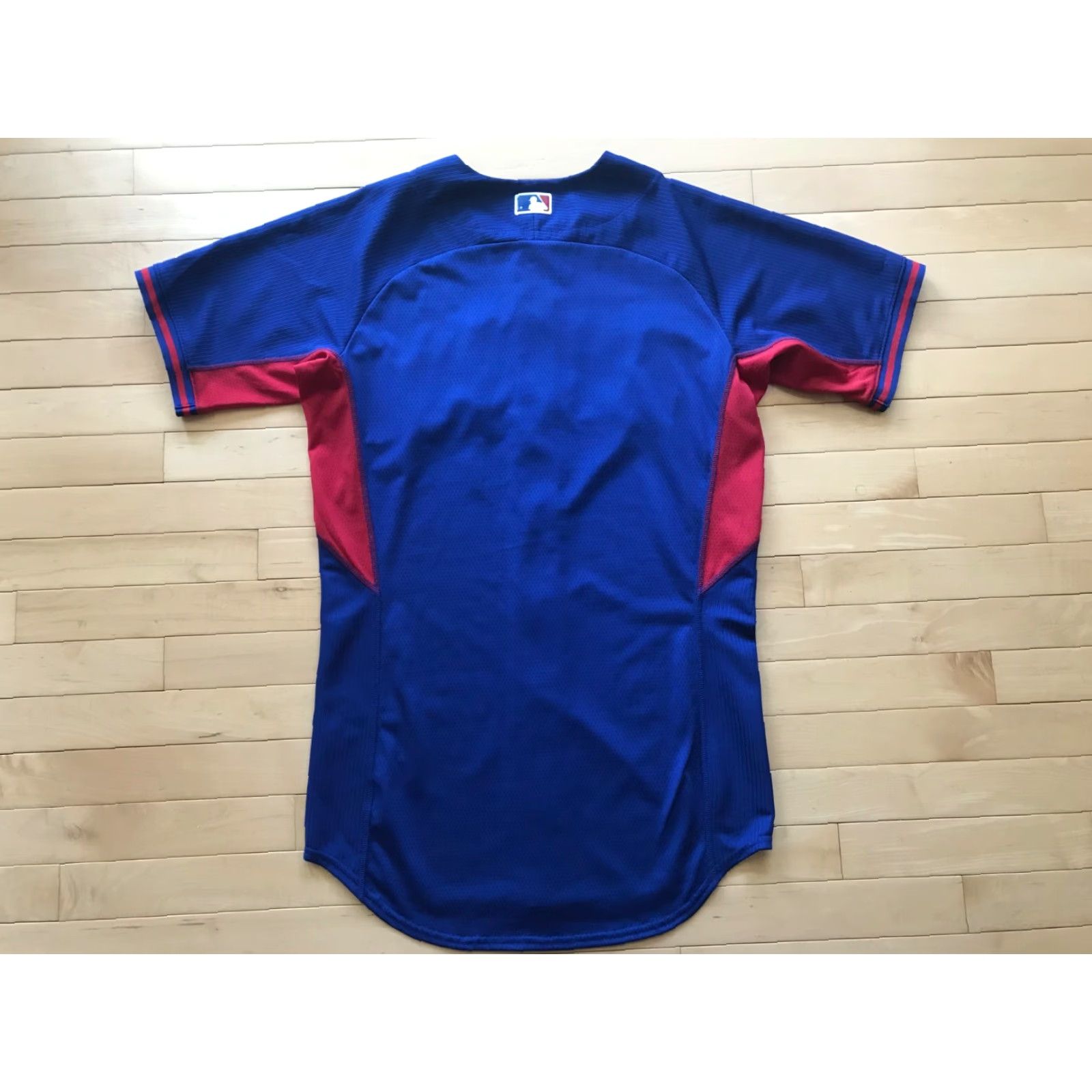 Vintage Majestic Texas Rangers Authentic Batting Practice Cool Base Jersey Sz 40 M Mens Blue Short Sleeve Jersey Size US M / EU 48-50 / 2 - 2 Thumbnail