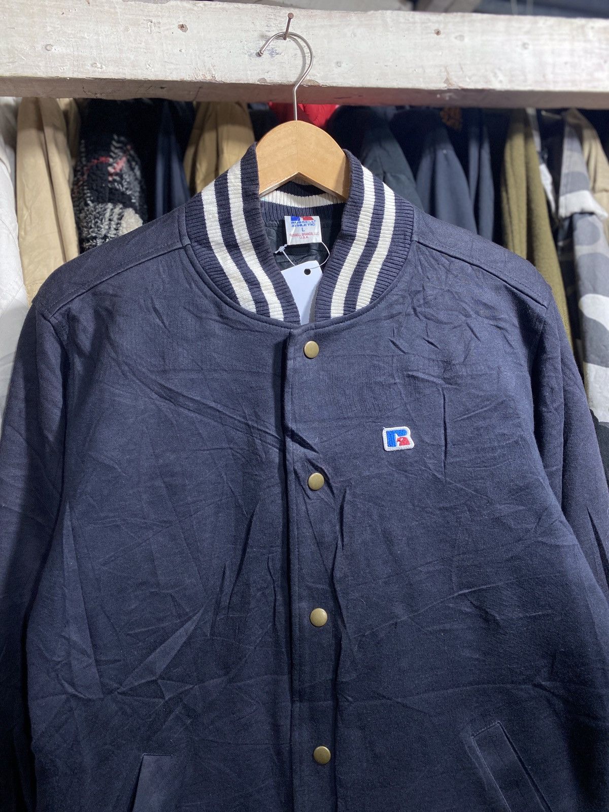 Russell Athletic × Vintage Vintage Russel Athletic Varsity Jacket Size US L / EU 52-54 / 3 - 1 Thumbnail