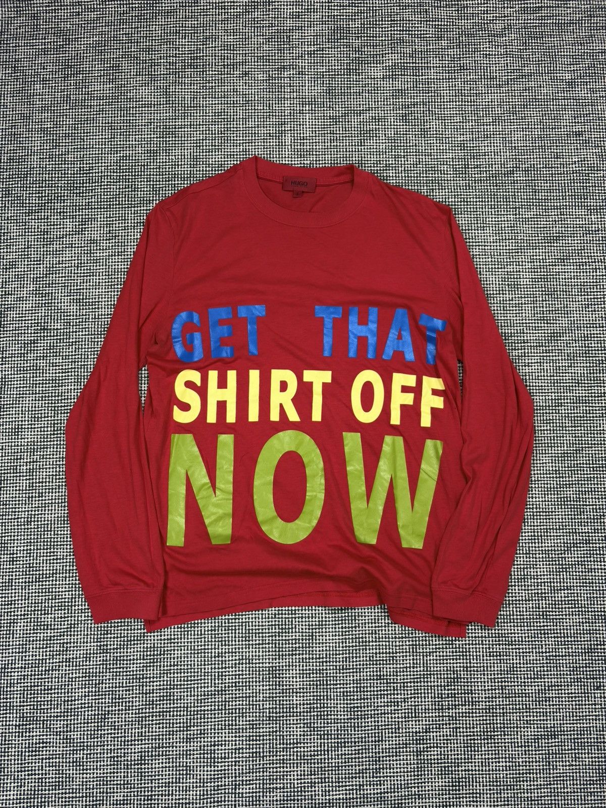 Other rare Hugo Boss vintage rave style Beirendonck vibe ls tee Size US L / EU 52-54 / 3 - 1 Thumbnail