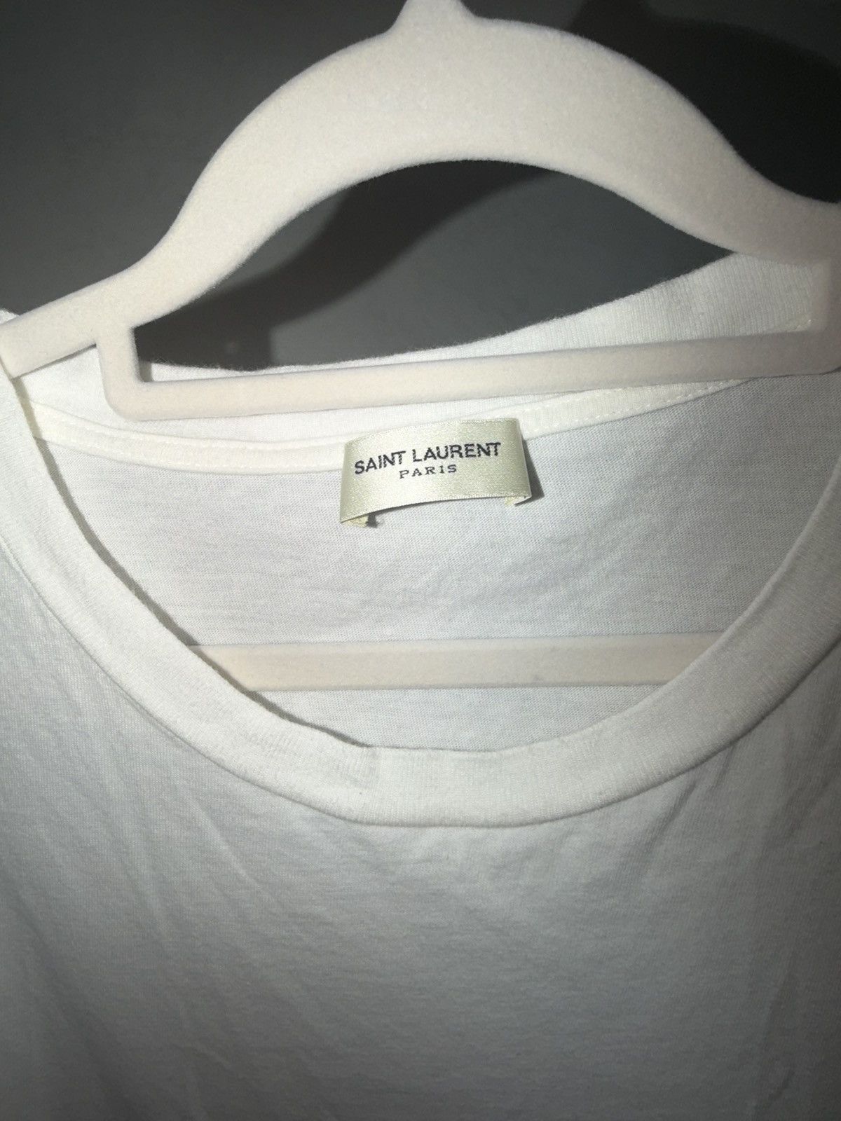 Saint Laurent Paris Saint Laurent Oversized Raw-Edge Tee Size US L / EU 52-54 / 3 - 3 Thumbnail