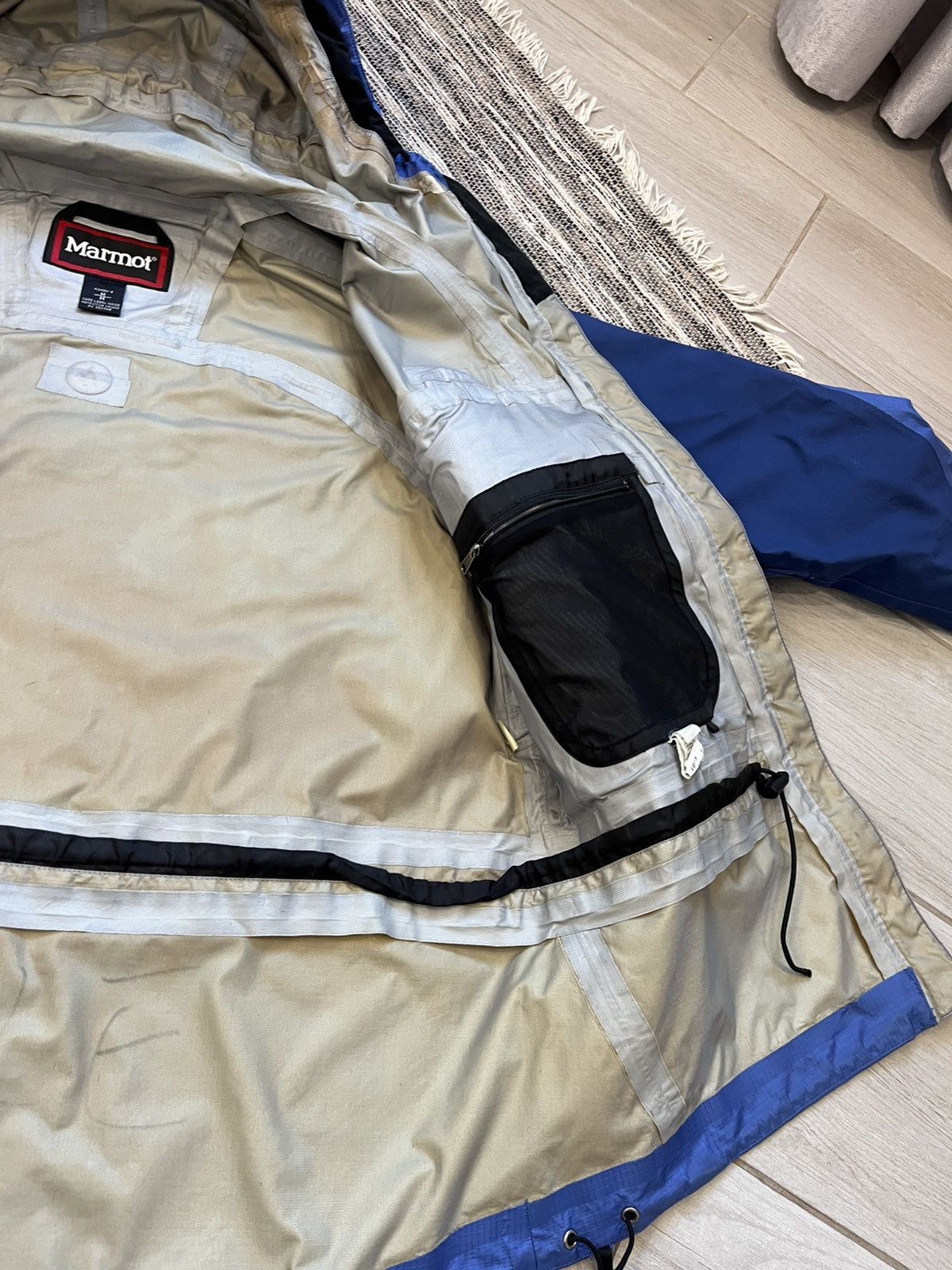 Marmot × Vintage Vintage Marmot GoreTex Jacket windbreaker Waterproof blue Size M / US 6-8 / IT 42-44 - 16 Thumbnail