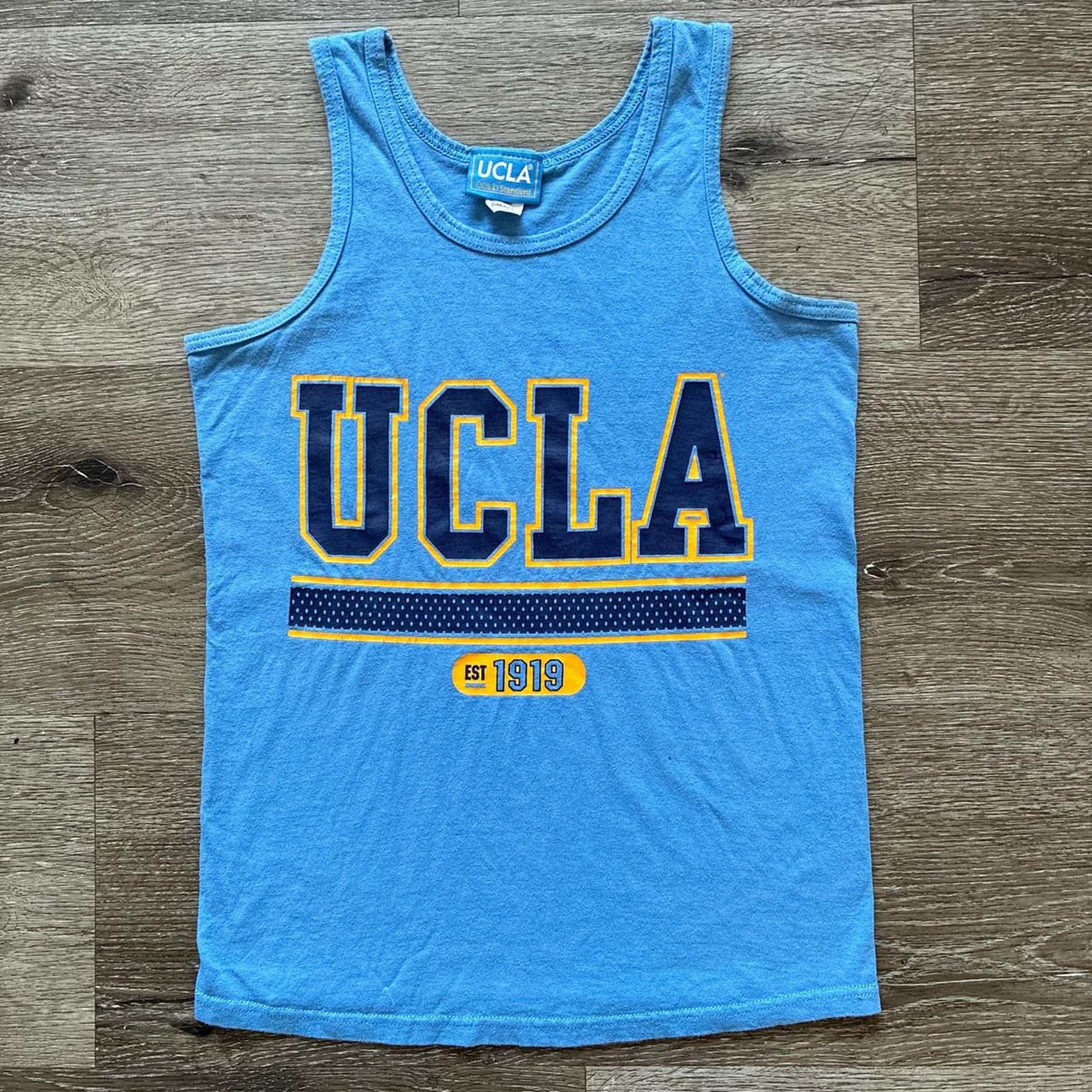 Russell Athletic × Vintage Vintage 90s UCLA Spell Out Tank Size US S / EU 44-46 / 1 - 2 Thumbnail
