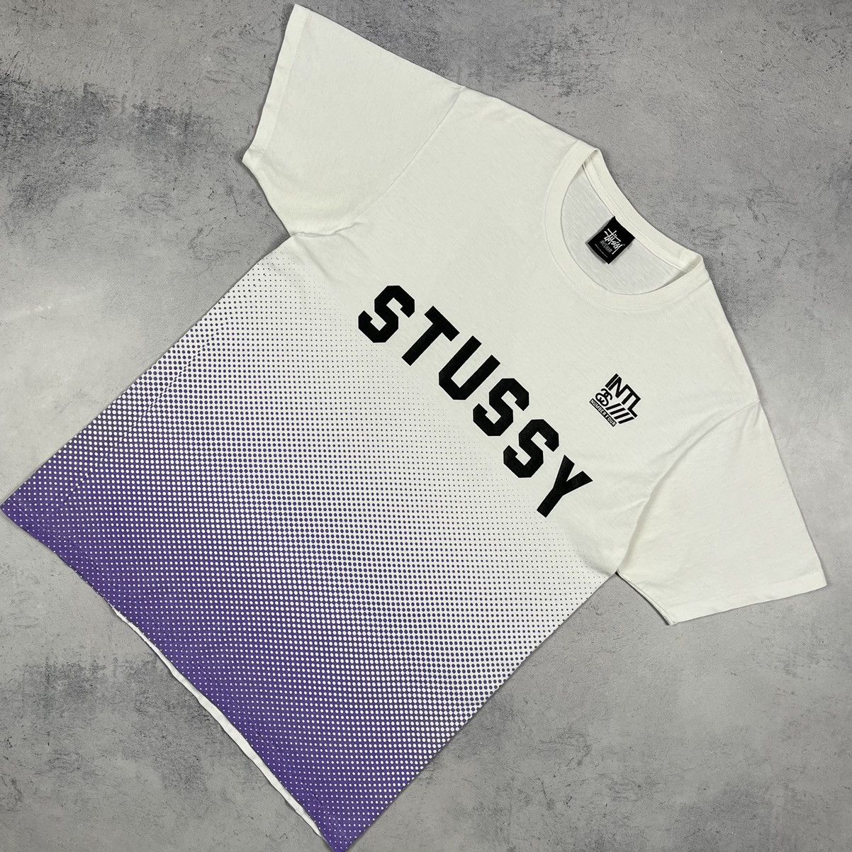 Vintage Stussy big logo y2k T shirt 00’s