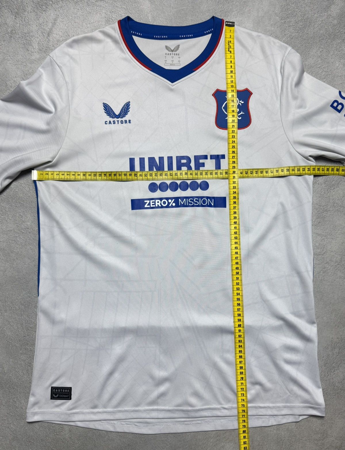 Castore Glasgow Rangers 2024 2025 Away Shirt Jersey Long Sleeve Size US L / EU 52-54 / 3 - 16 Thumbnail
