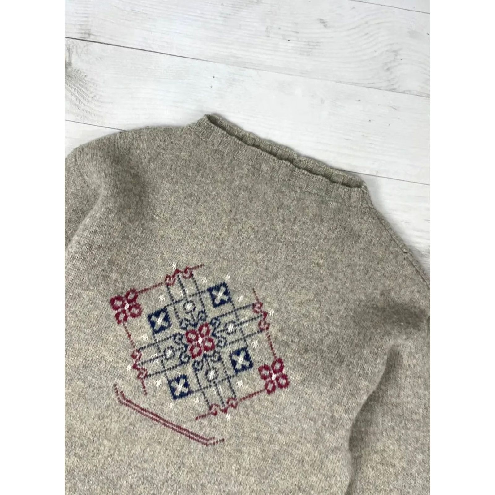Vintage VINTAGE Cp Company Massimo Osti Paisley Sweater Men Size XL Gray 90s Size US XL / EU 56 / 4 - 2 Thumbnail