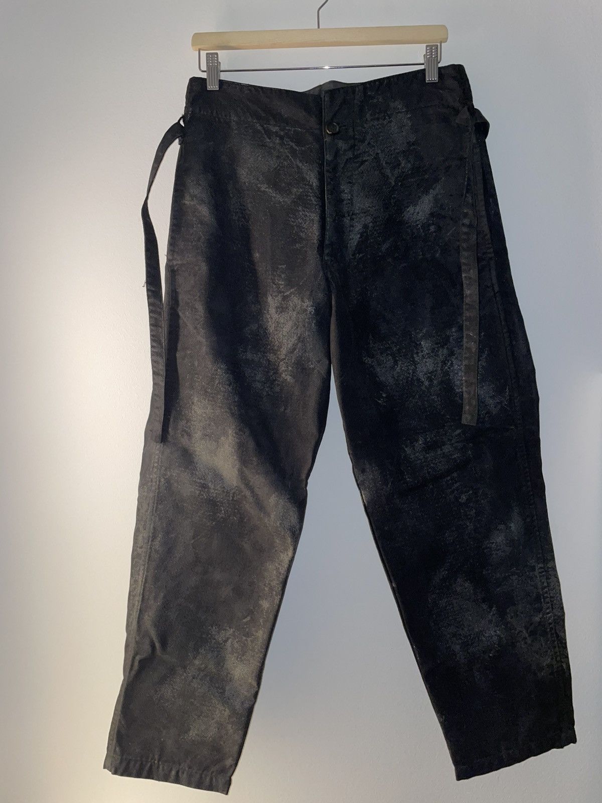 Comme des Garcons × Comme des Garcons Homme Plus Comme des Garçons Homme Plus AD2002 Waxed Nylon Pants Size US 33 - 3 Thumbnail