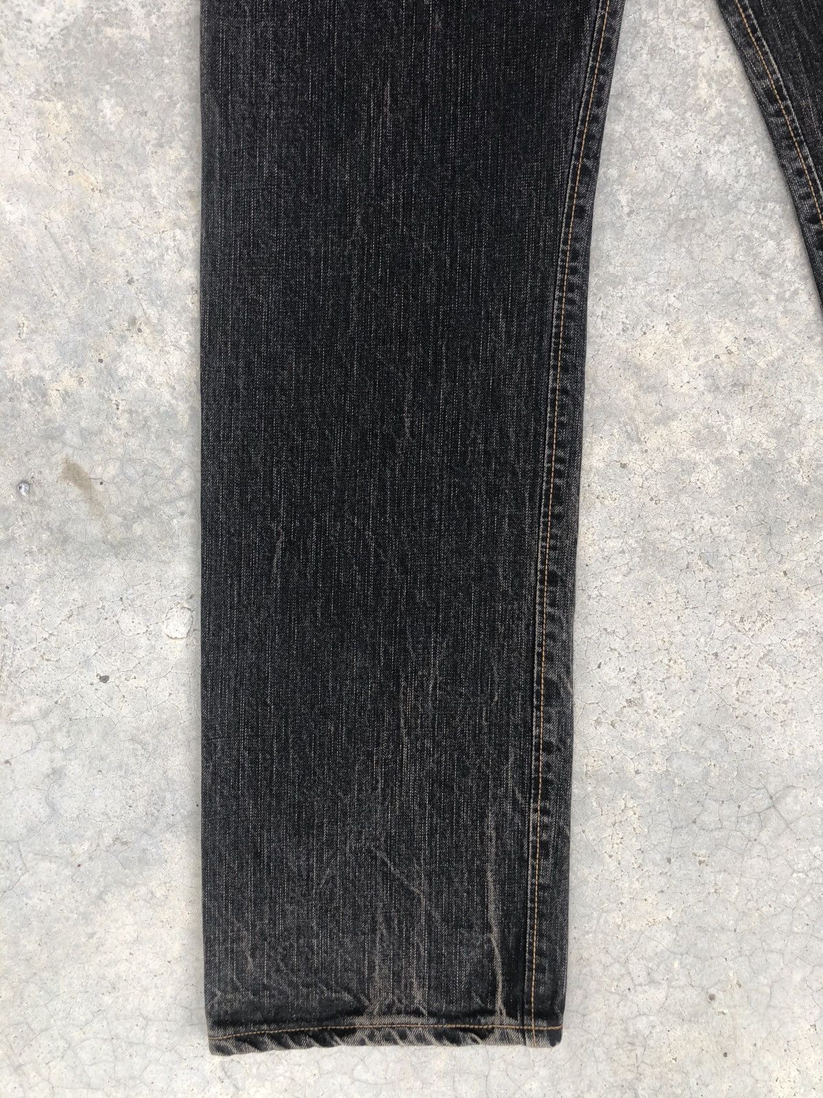 Edwin Japanese Edwin 505ZX Selvedge Denim Distressed Jeans Mudwash Size US 32 / EU 48 - 11 Thumbnail