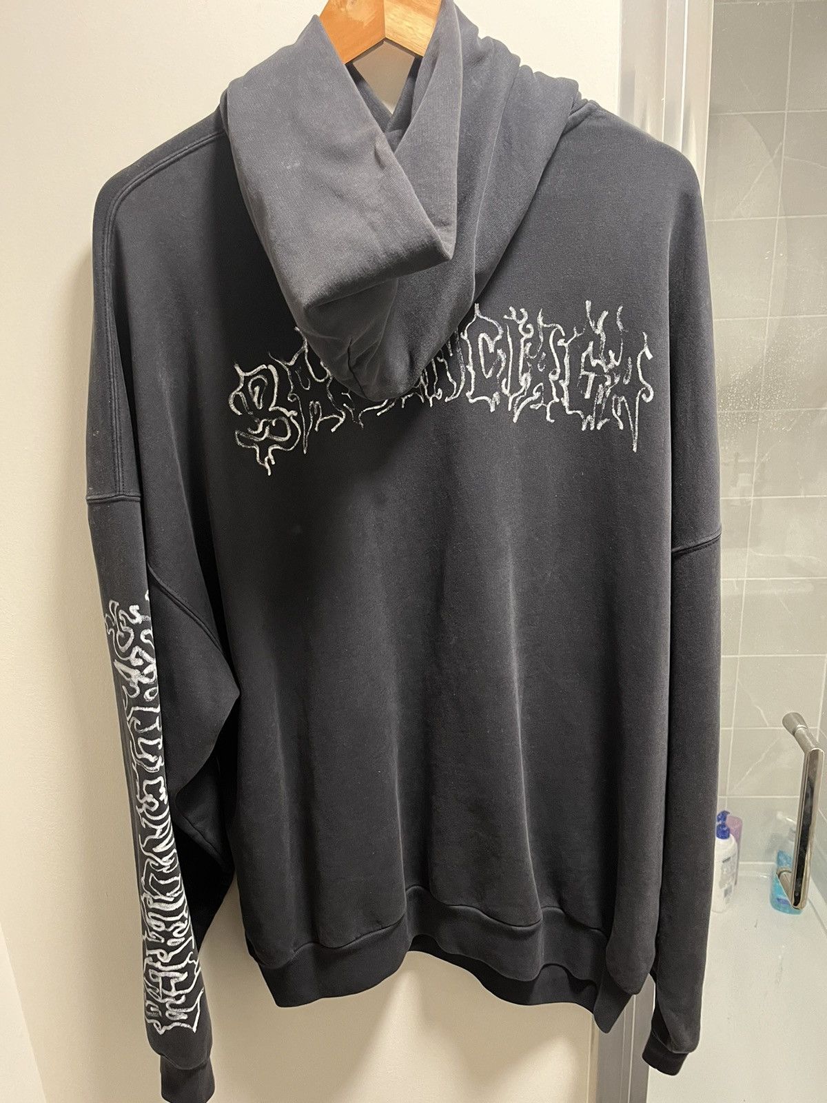 Balenciaga Balenciaga metal diy outline hoodie | Grailed