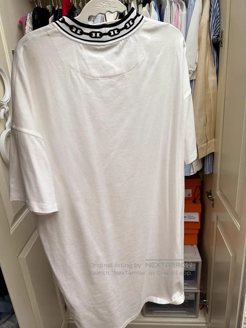 Hermes Hermes Pig Nose Collar Long Sleeve Tee Dress Size XS / US 0-2 / IT 36-38 - 3 Thumbnail