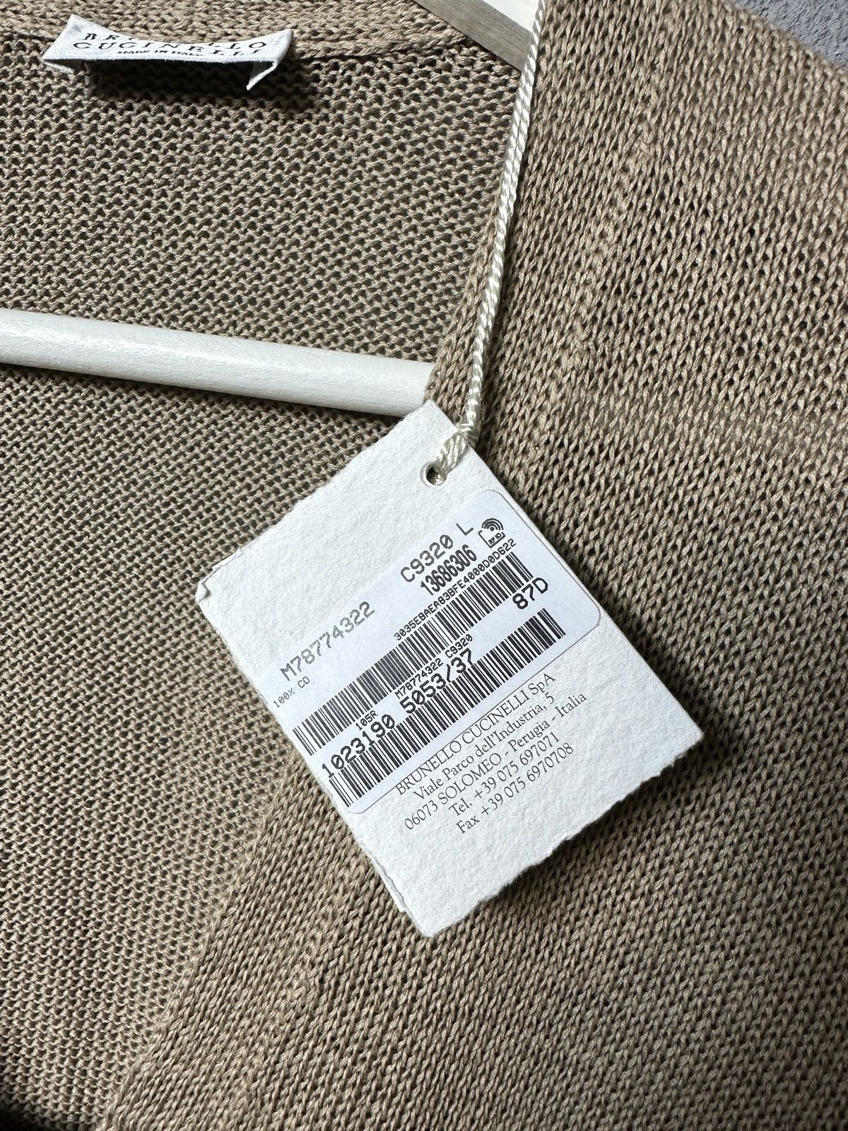 Brunello Cucinelli Brunello Cucinelli Knit Cotton Blouse Size L / US 10 / IT 46 - 3 Thumbnail