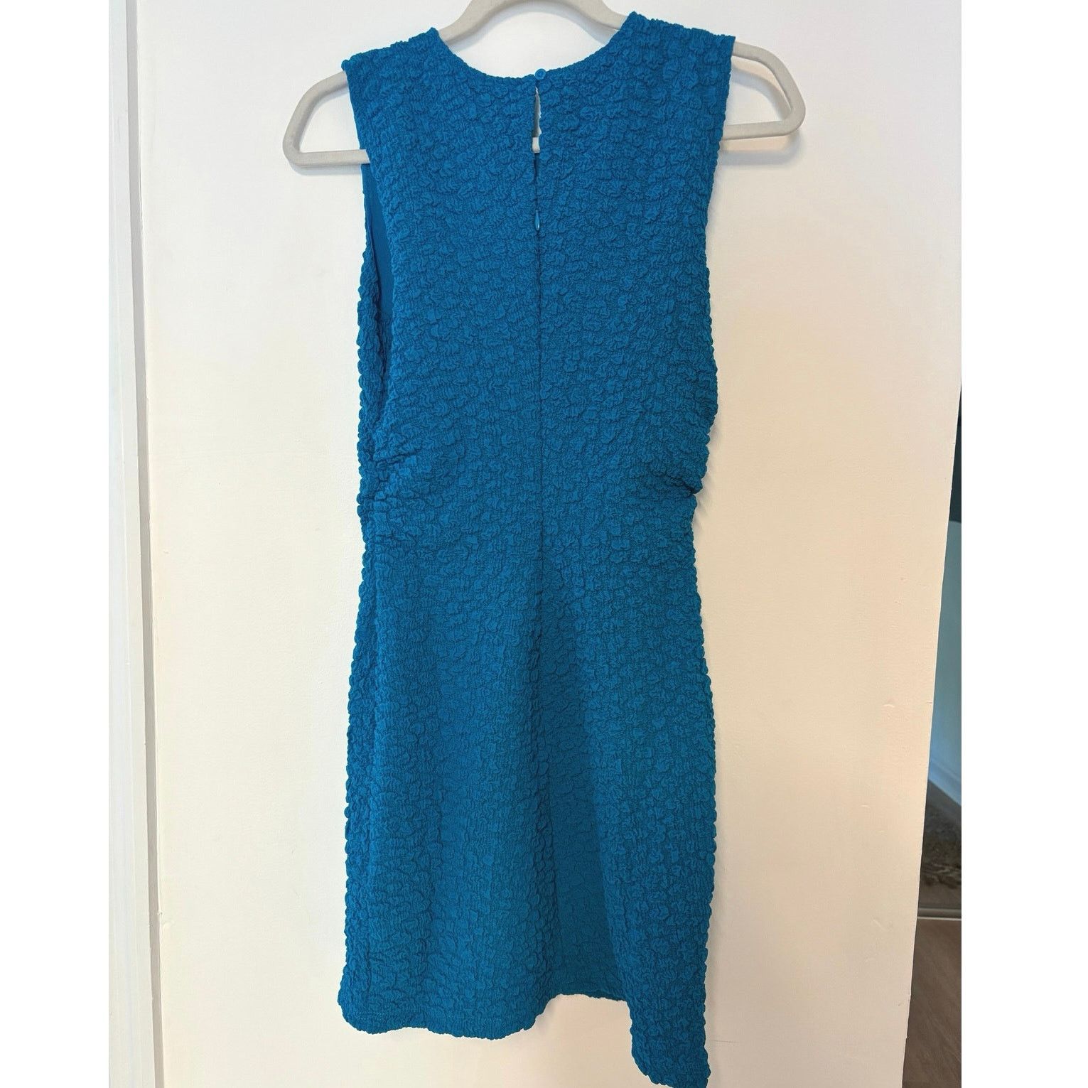 Anthropologie NWT Anthropologie Textured Mini Shift Dress Blue Size Small Size S / US 4 / IT 40 - 7 Thumbnail