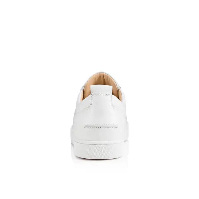 Christian Louboutin oc11z0525 Louis Junior Flat Calf in White Size US 11.5 / EU 44-45 - 3 Thumbnail