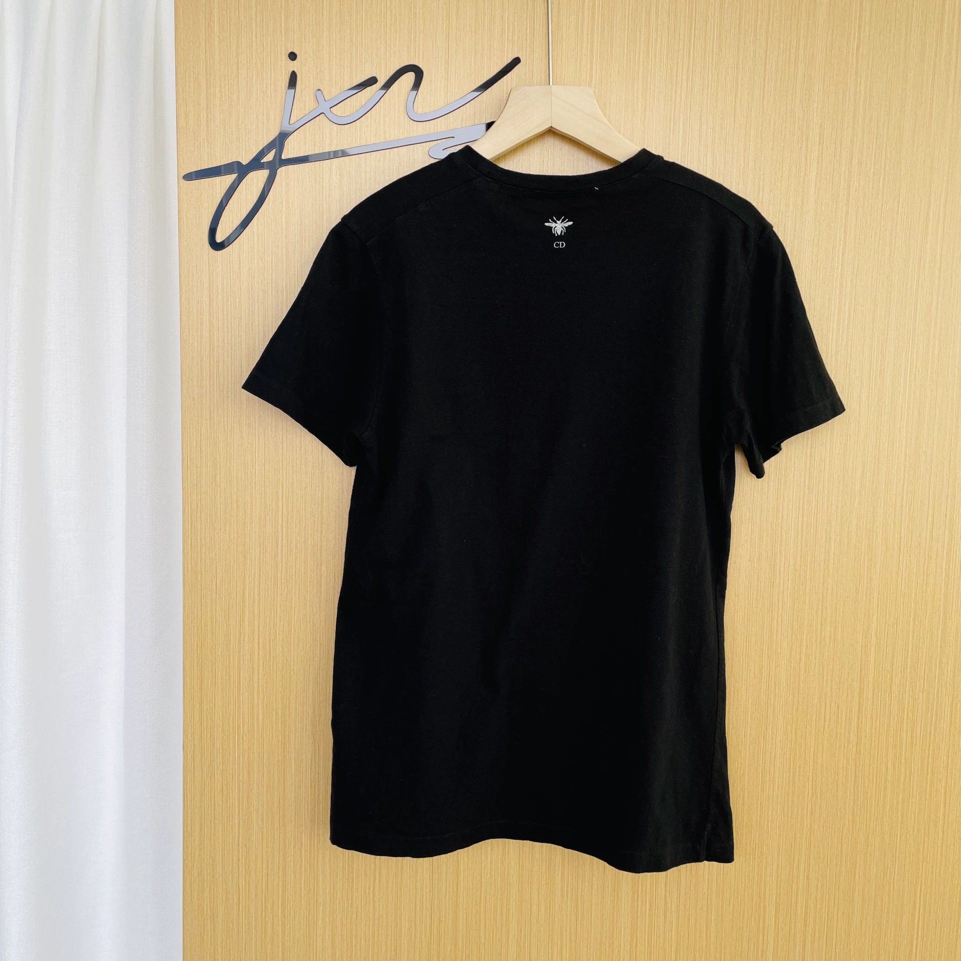 Dior DIOR 98 new women's black logo short sleeve tee XS Size XS / US 0-2 / IT 36-38 - 2 Thumbnail