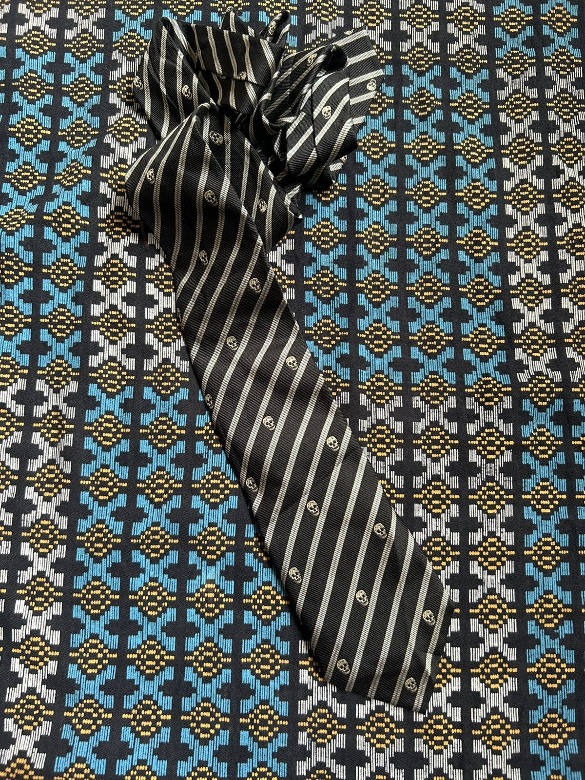Alexander McQueen Alexander McQueen Skeleton Flying Tie Size ONE SIZE - 2 Thumbnail