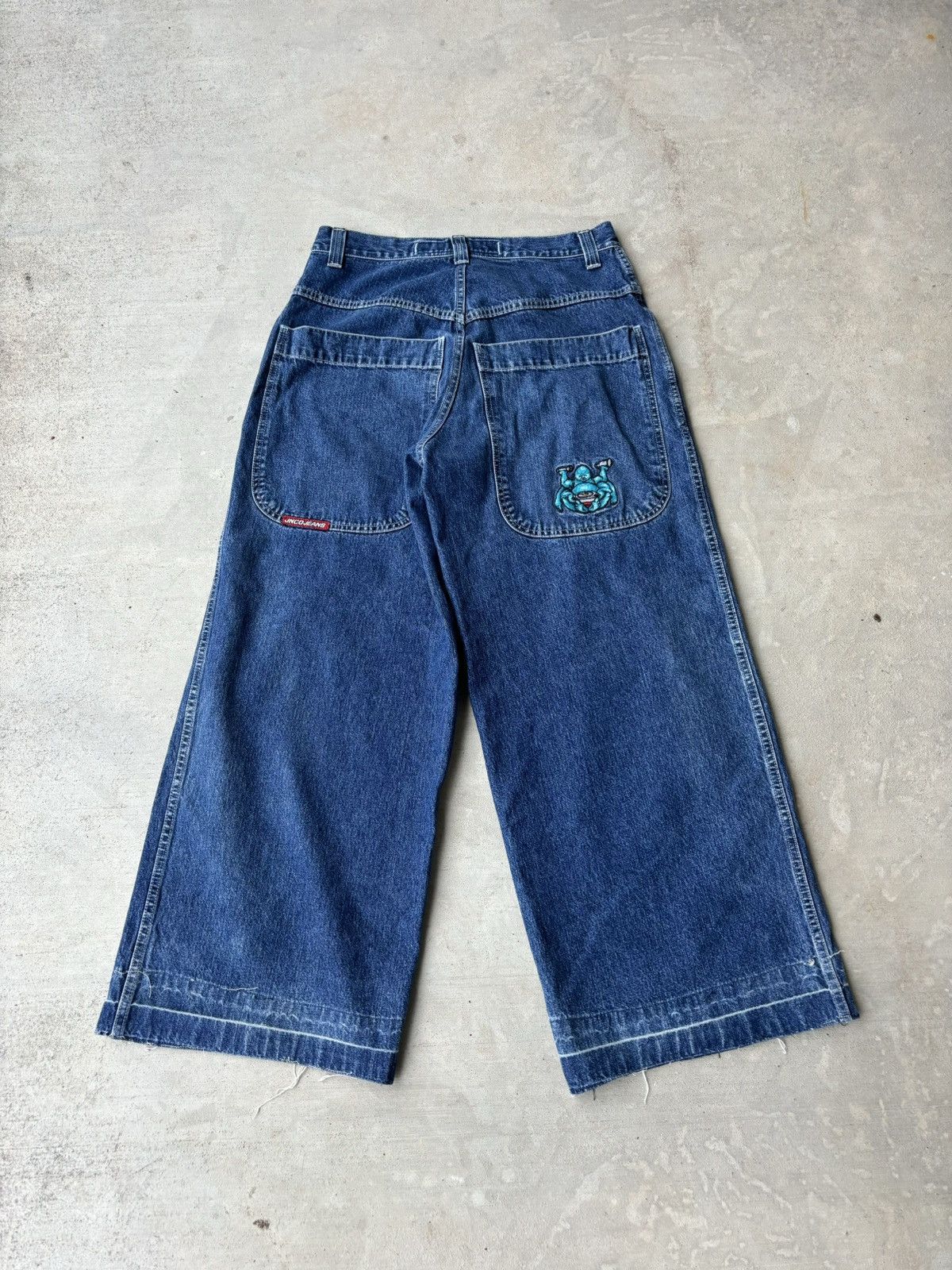 image of Jnco Dj Buddhas Size 30X30 in Blue, Men's