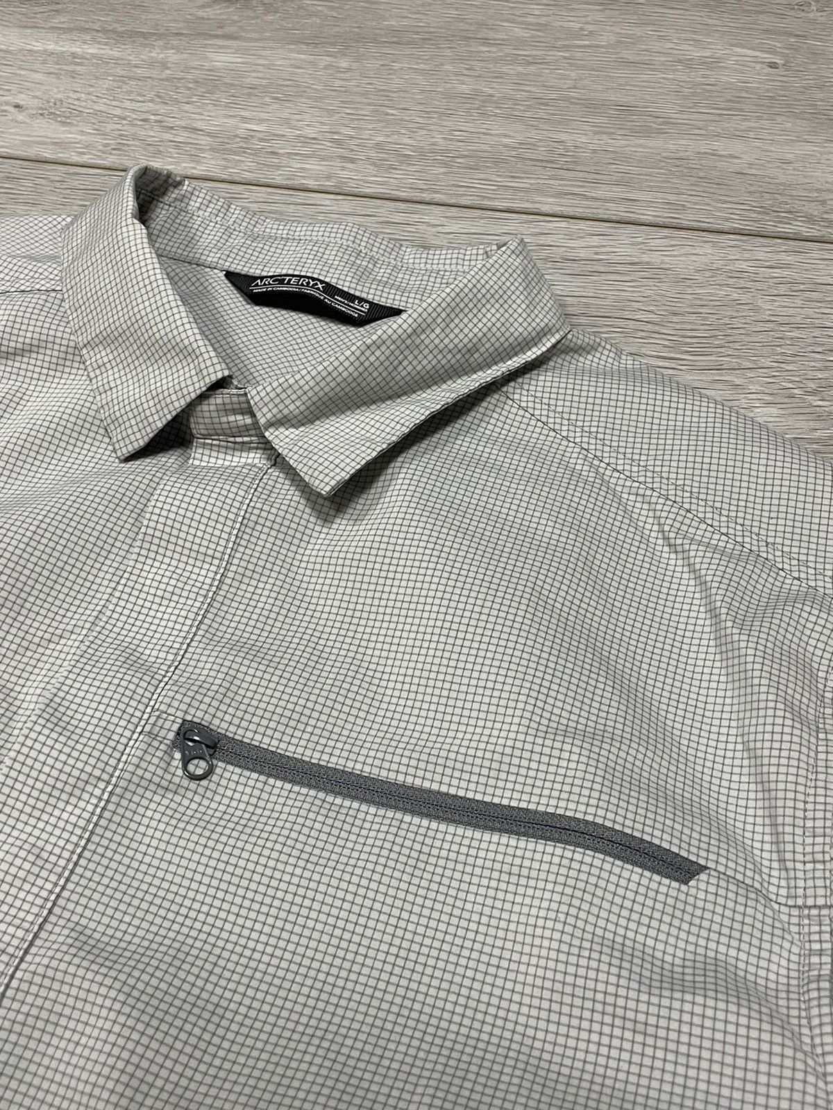 Arc'teryx Arcteryx bird Kaslo Shirt SS shirt buttons check pocket Size US L / EU 52-54 / 3 - 4 Thumbnail