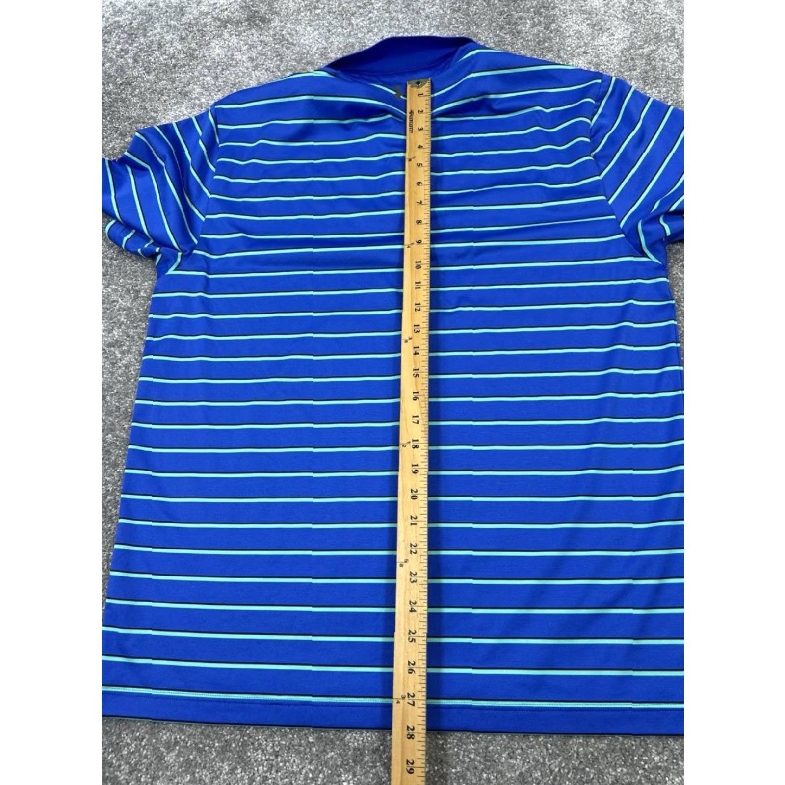Under Armour Under Armour Polo Shirt Mens Large Blue HeatGear Golf Polo Shirt Mens Large Blue Green HeatGear Golf Size US L / EU 52-54 / 3 - 7 Thumbnail