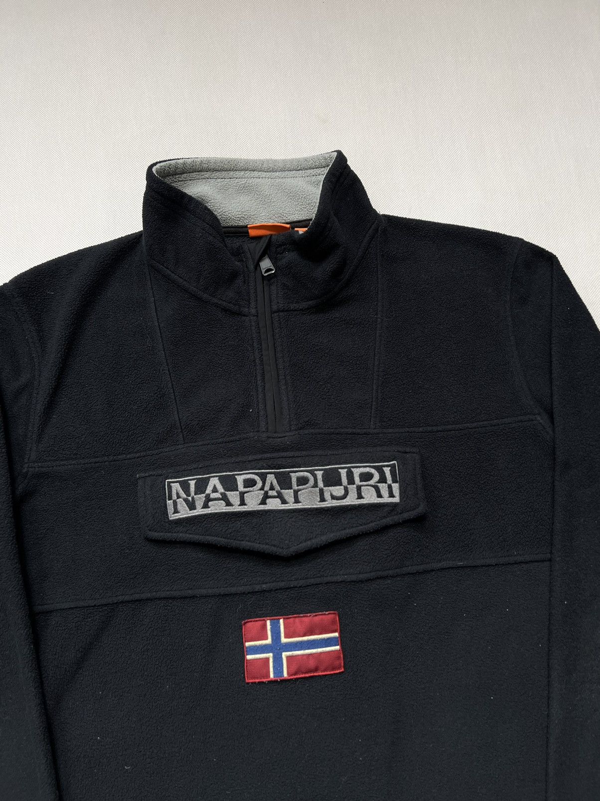 Napapijri Fleece Jacket Napapijri Big Logo Size US XL / EU 56 / 4 - 2 Thumbnail