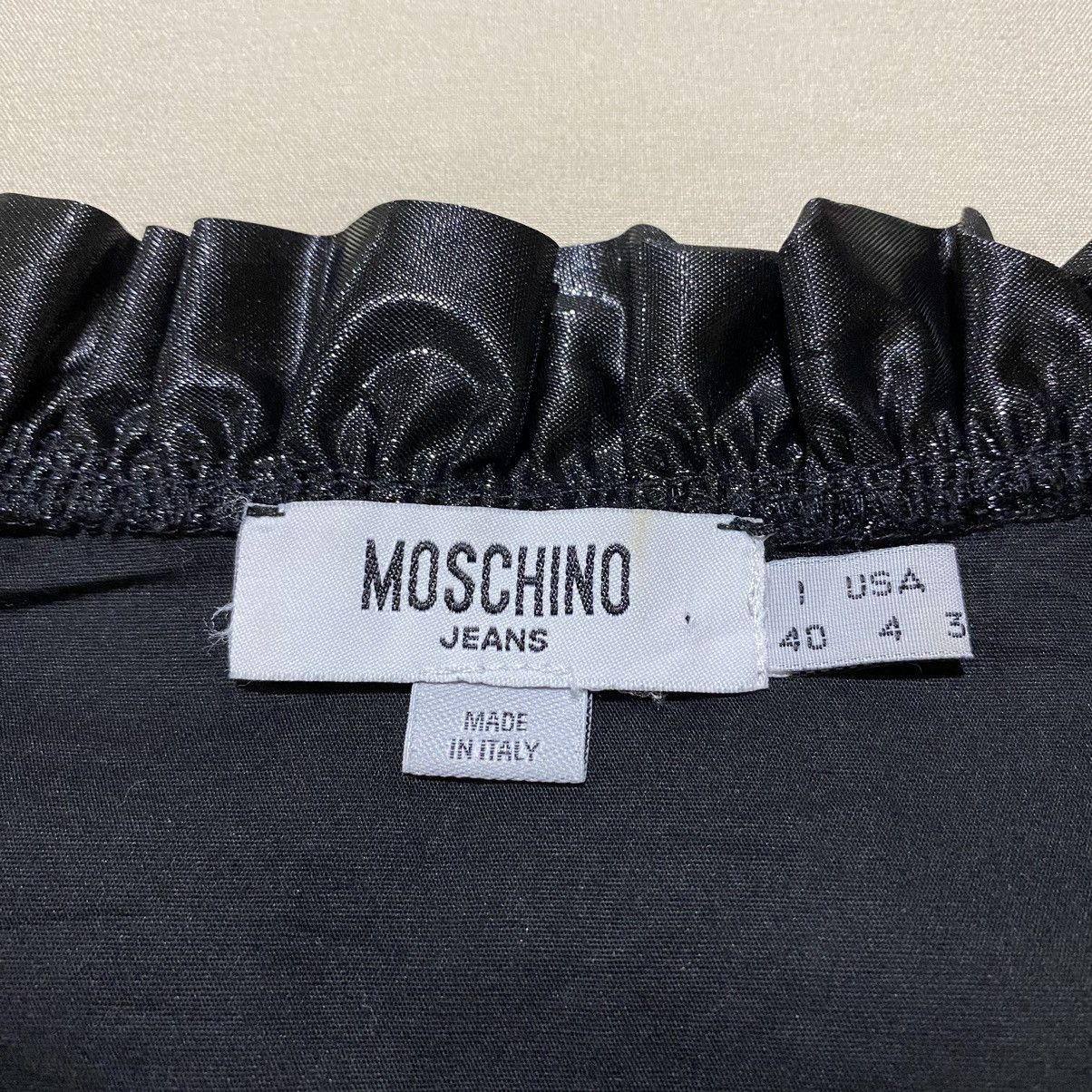 Moschino Vintage Moschino Blouses Cotton Size S / US 4 / IT 40 - 4 Thumbnail