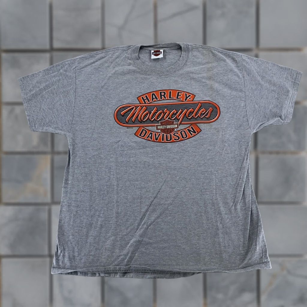 Harley Davidson Harley-Davidson Shirt Mens L/XL Motorcycle Graphic New Castle Delaware Rommel Size US L / EU 52-54 / 3 - 1 Thumbnail
