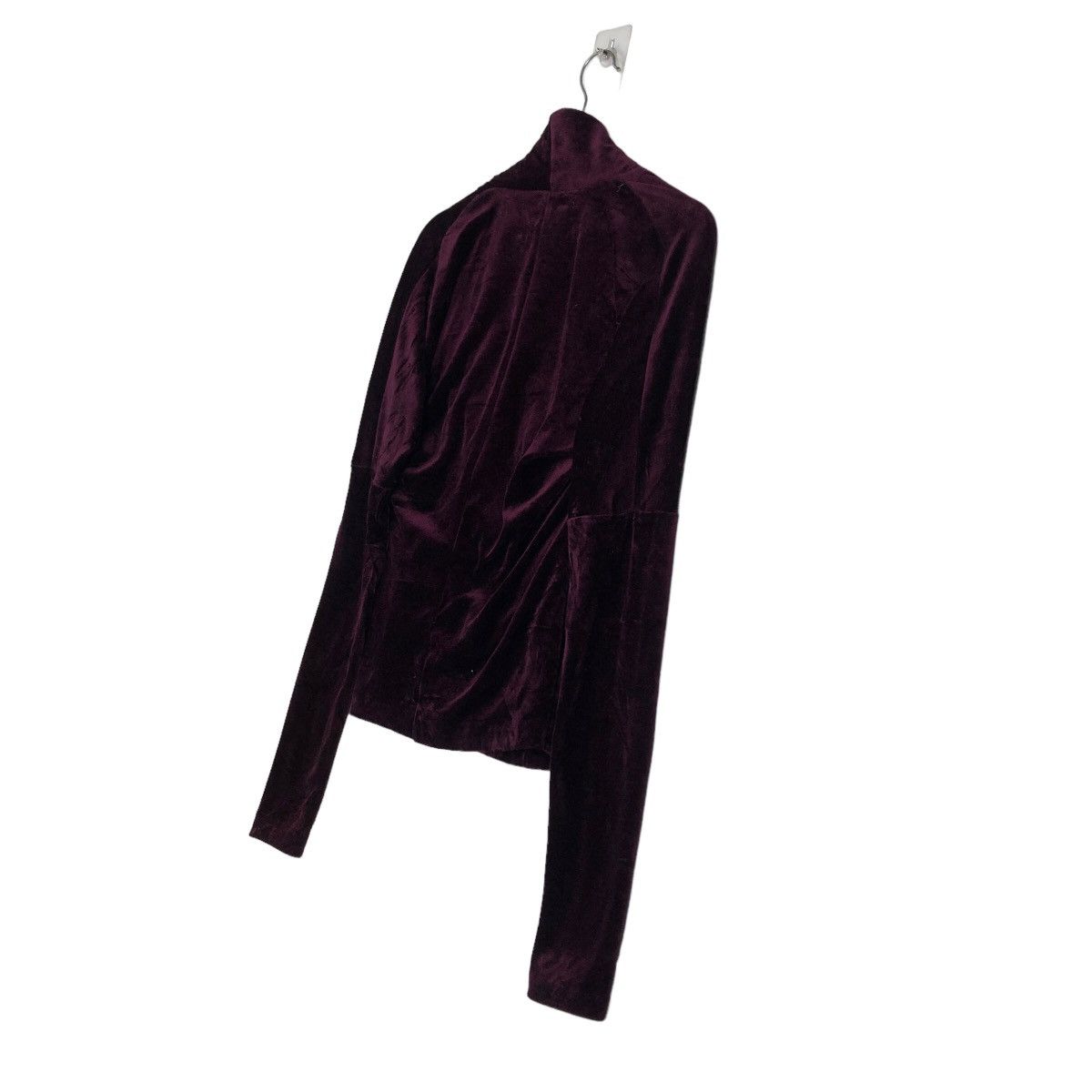 Vintage 🔥Velvet Long Sleeve Turtle Neck Norma Kamali Size M / US 6-8 / IT 42-44 - 10 Thumbnail