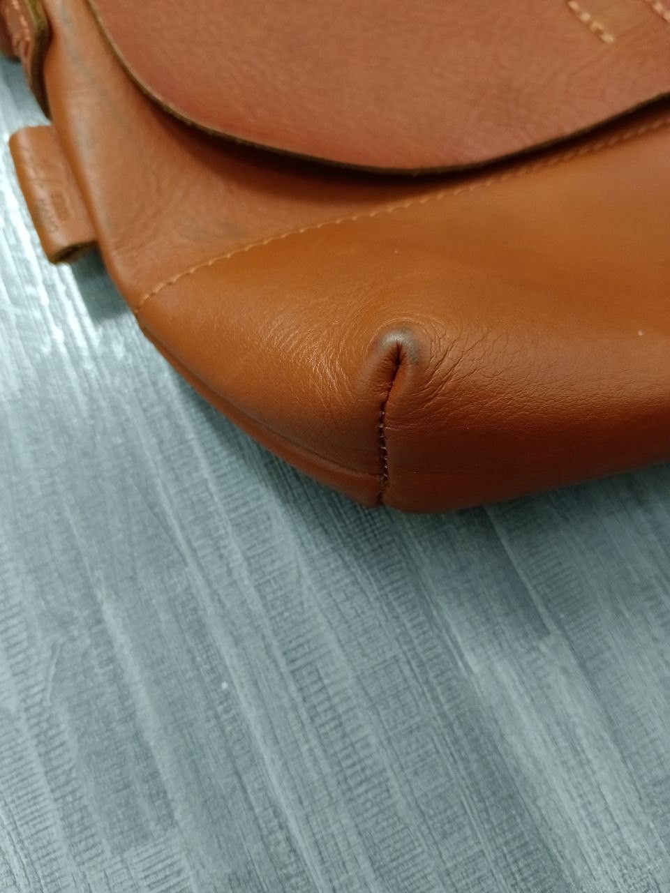 Leather H. 1203 MANO FECE LEATHER SLING/CROSSBODY Size ONE SIZE - 7 Thumbnail