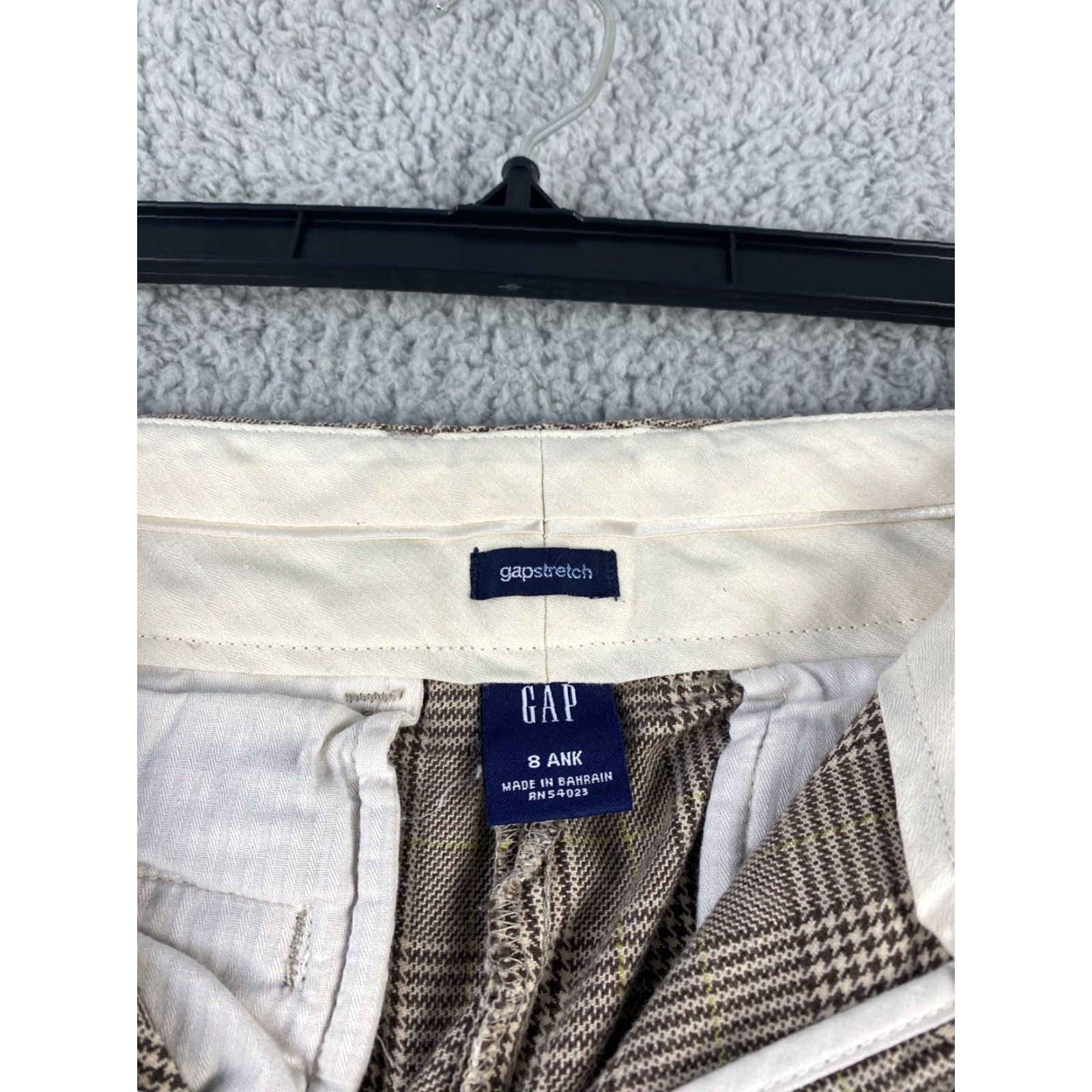 Gap VINTAGE Gap Womens Wide Leg Pants Size 8 Brown Solid Cotton Casual Clothing Women's Size 30" / US 8 / IT 44 - 5 Thumbnail