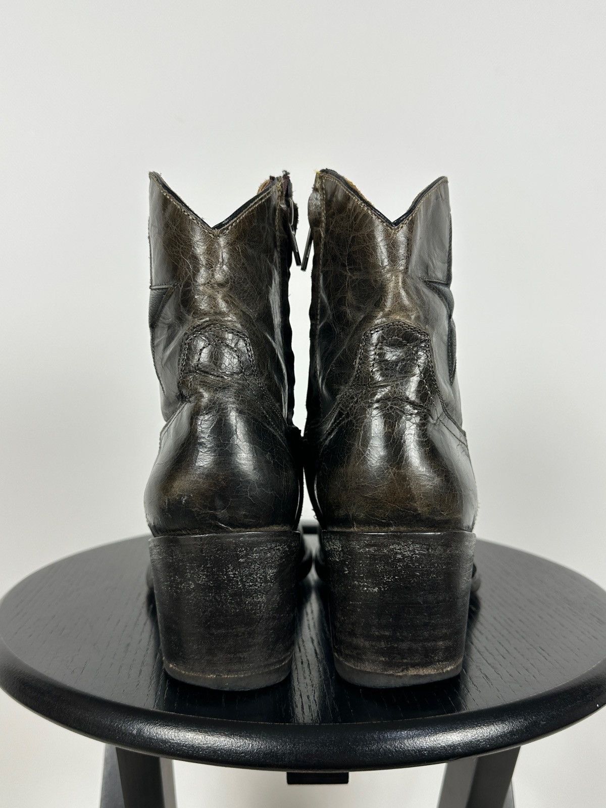 Old Gringo Old Gringo Mexicana Cowboy Leather Ankle Stars Boots Size US 8 / IT 38 - 9 Thumbnail