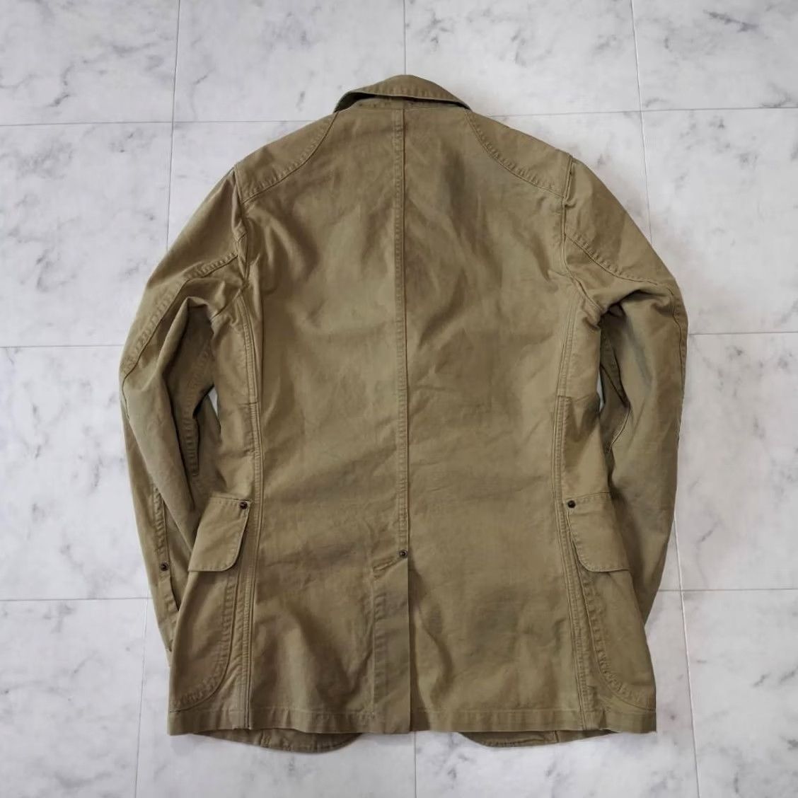 Ralph Lauren RRL Ralph Lauren Hunting Jacket Beige Cotton Canvas Size XS Men's Size US XS / EU 42 / 0 - 2 Thumbnail