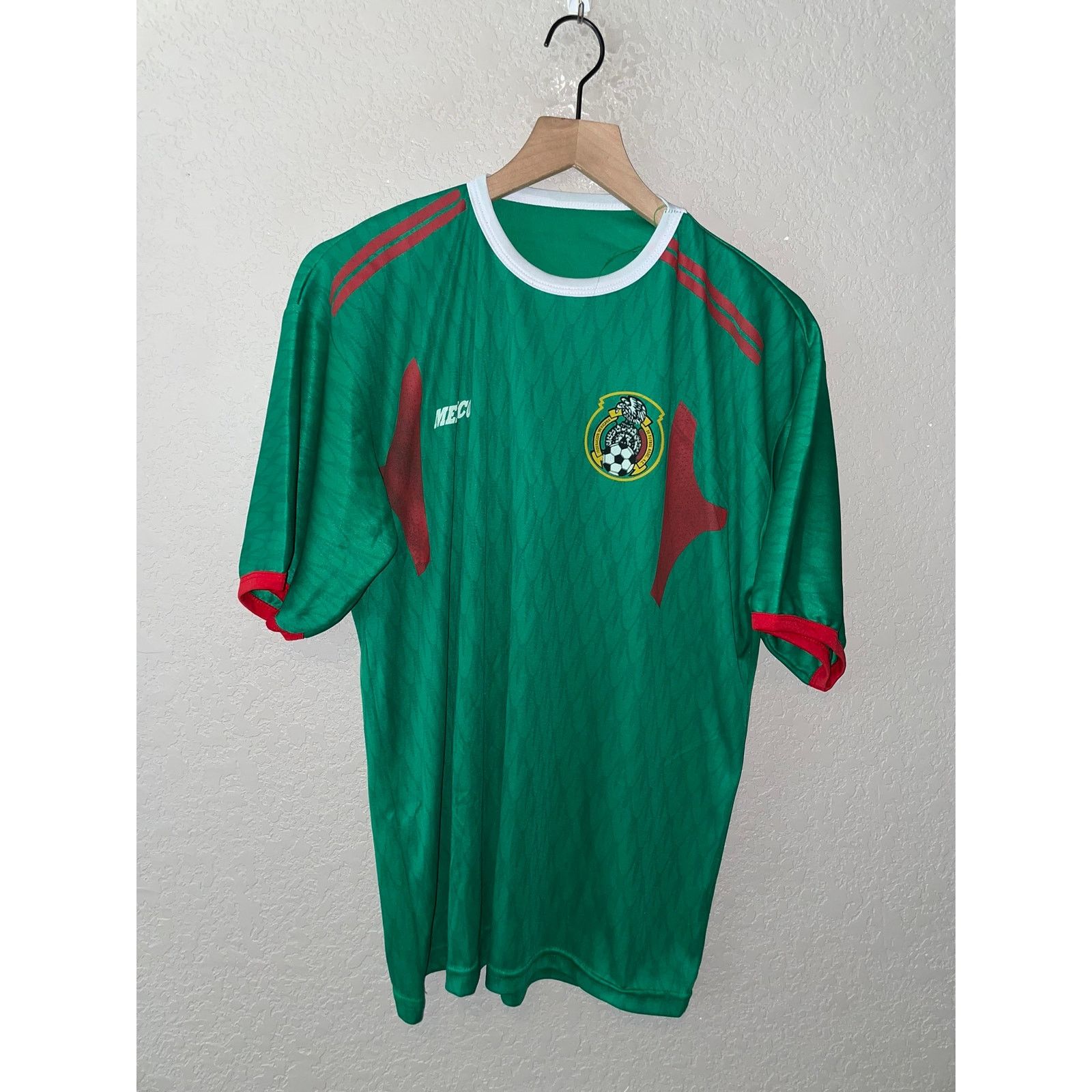 Mexicana Y2K Futbol Green Active Top Jersey Soccer Mexico