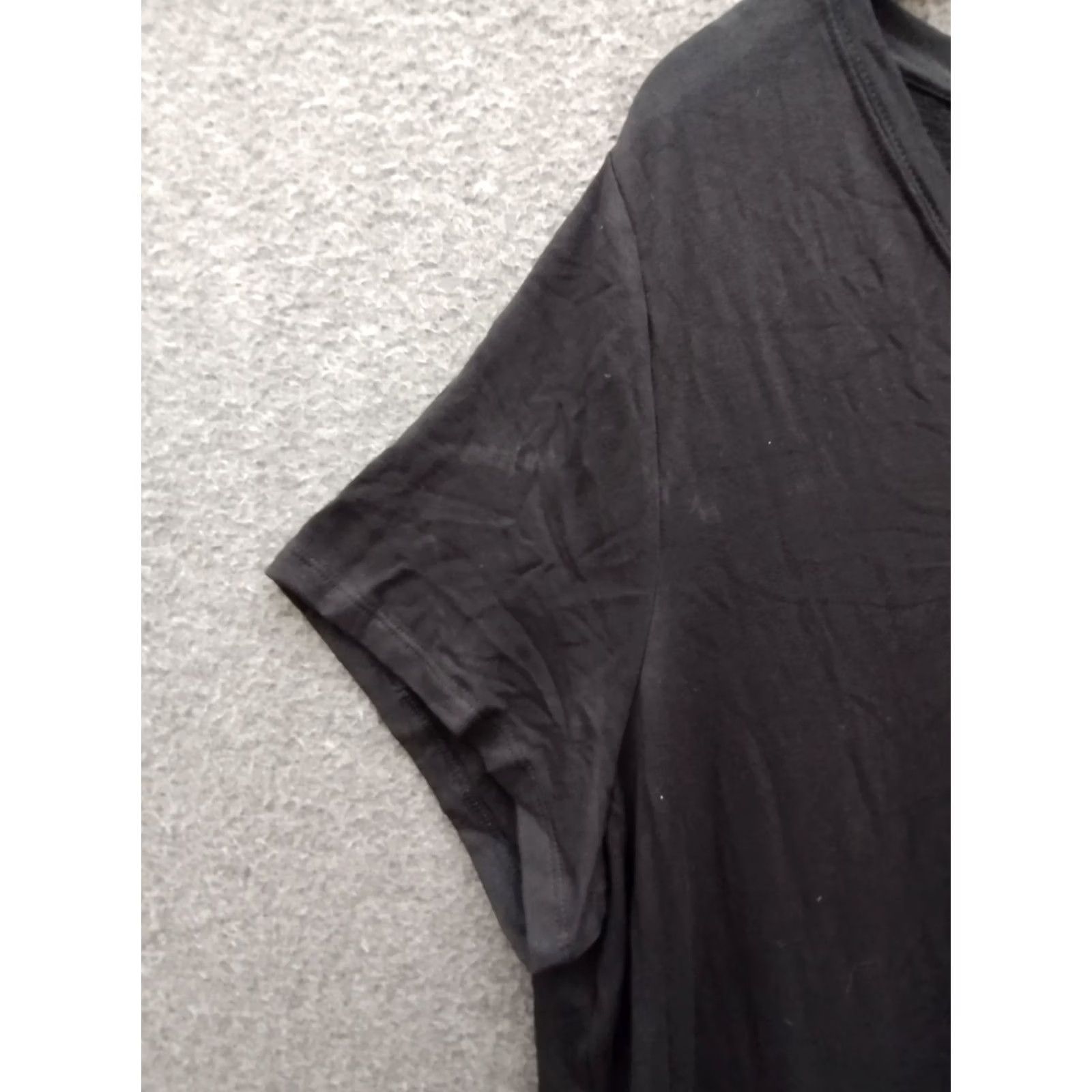Vintage Daily Ritual Romper Women’s Black One Piece XXL Short Sleeve Pockets Knit Casual Summer 2XL Size 40" / US 18 - 7 Thumbnail