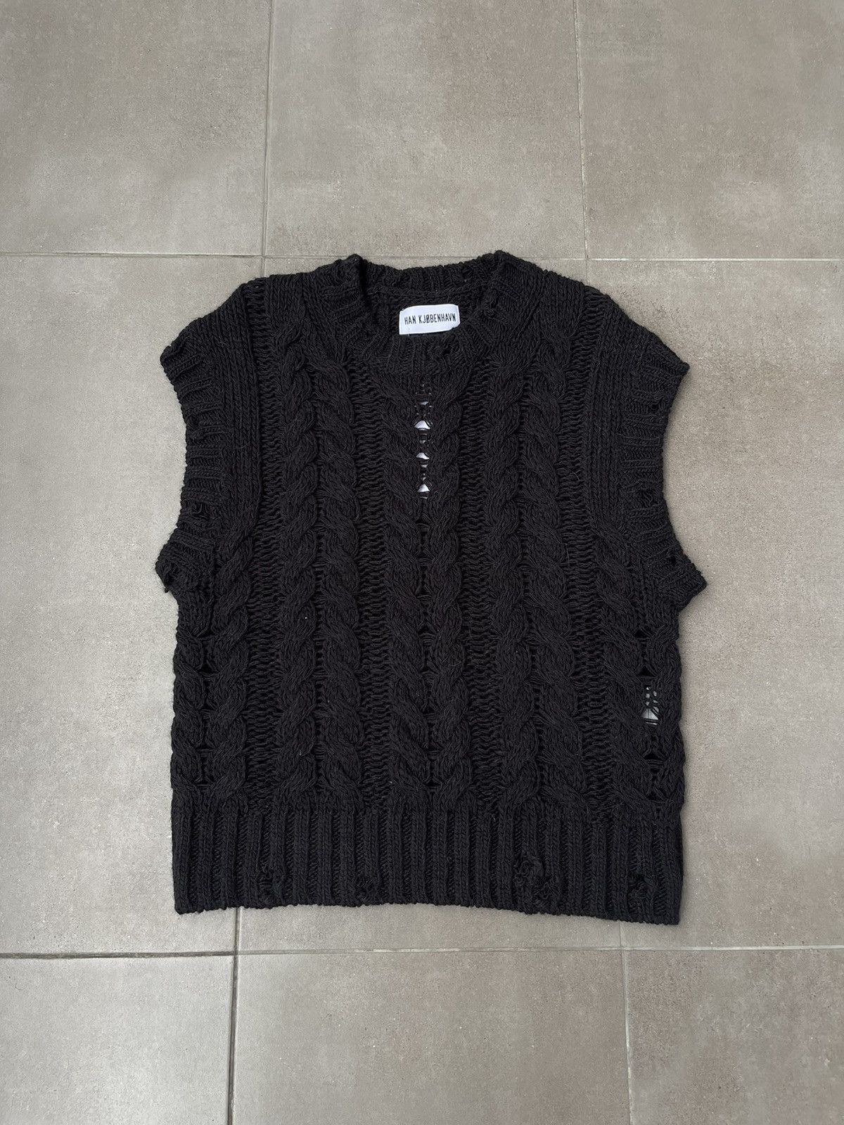 Han Kjobenhavn !DS! FW22 Han Kjobenhavn Knit Short Sleeved Sweater Vest Size US M / EU 48-50 / 2 - 12 Thumbnail