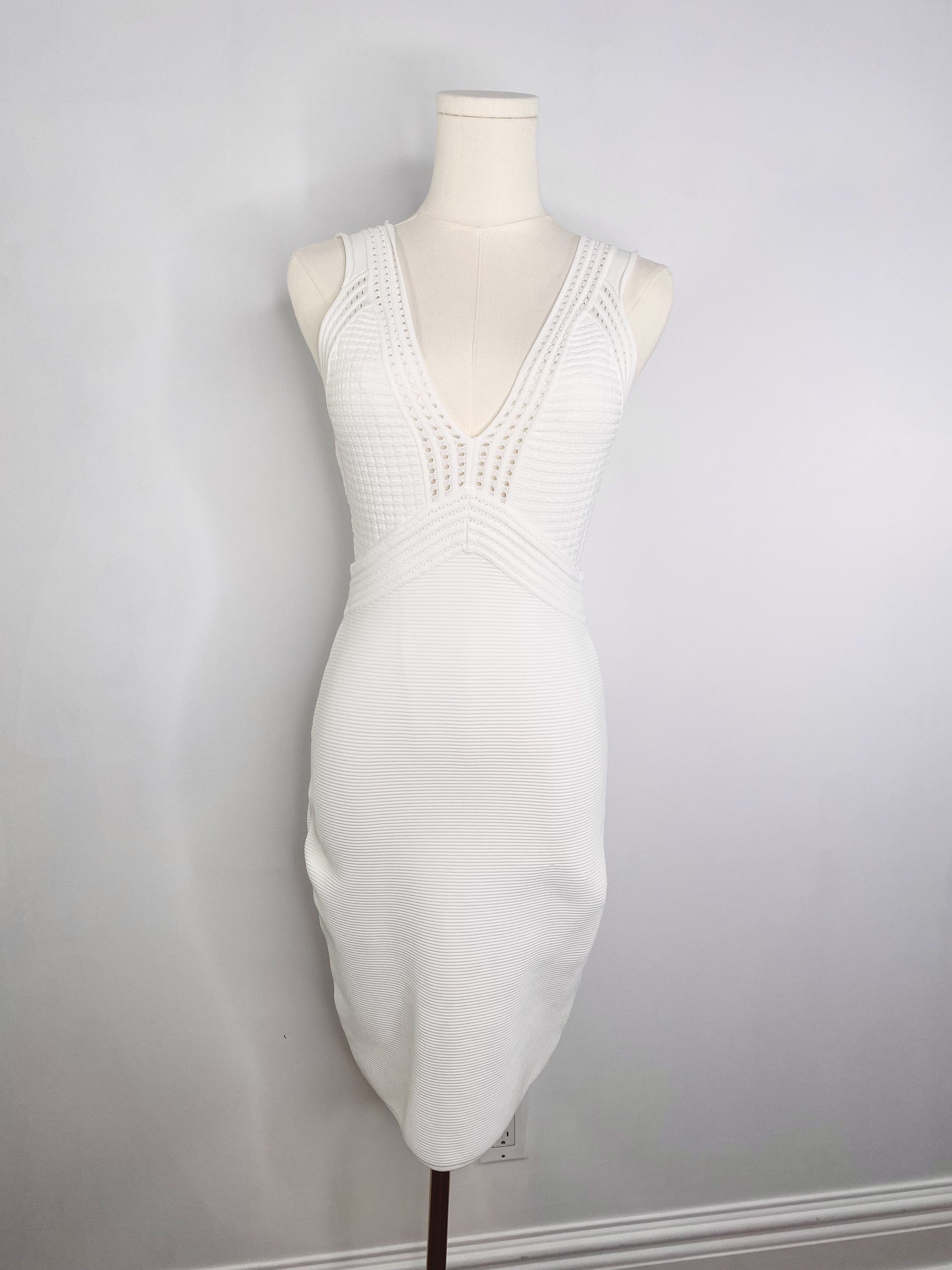 Guess Guess - White Bondage Bodycon Dress Size S / US 4 / IT 40 - 6 Thumbnail