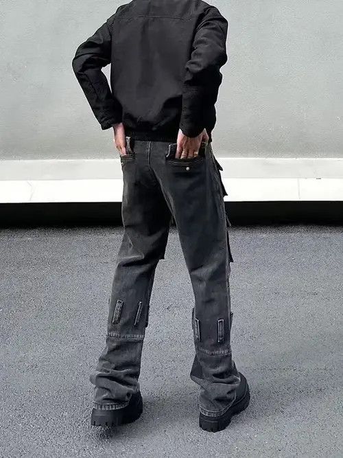 Jean Opium Stack Cargo Jean, Utility Streetwear Jeans Size US 30 / EU 46 - 4 Thumbnail