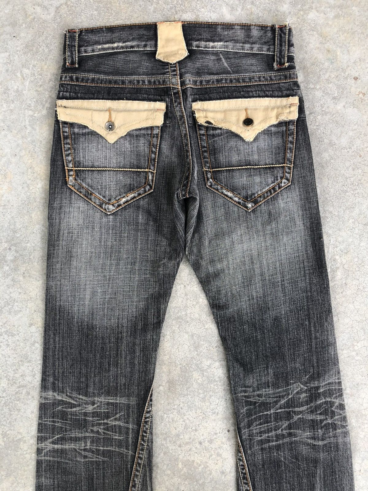 semanticdesign Semantic Design Flared Jeans Distressed Jeans Size US 32 / EU 48 - 8 Thumbnail