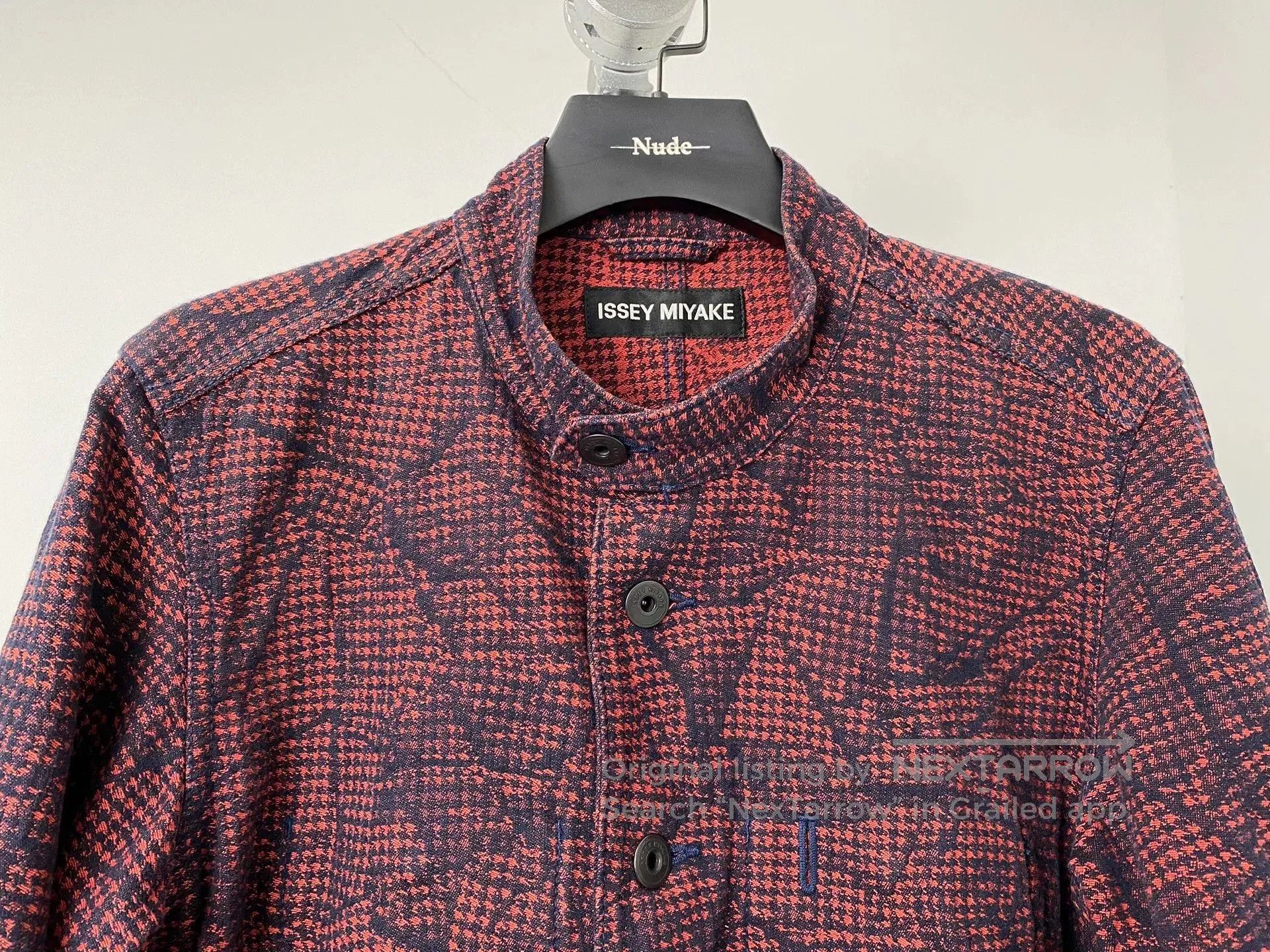 Issey Miyake issey miyake men red brown patterned jacket. Size US L / EU 52-54 / 3 - 2 Thumbnail