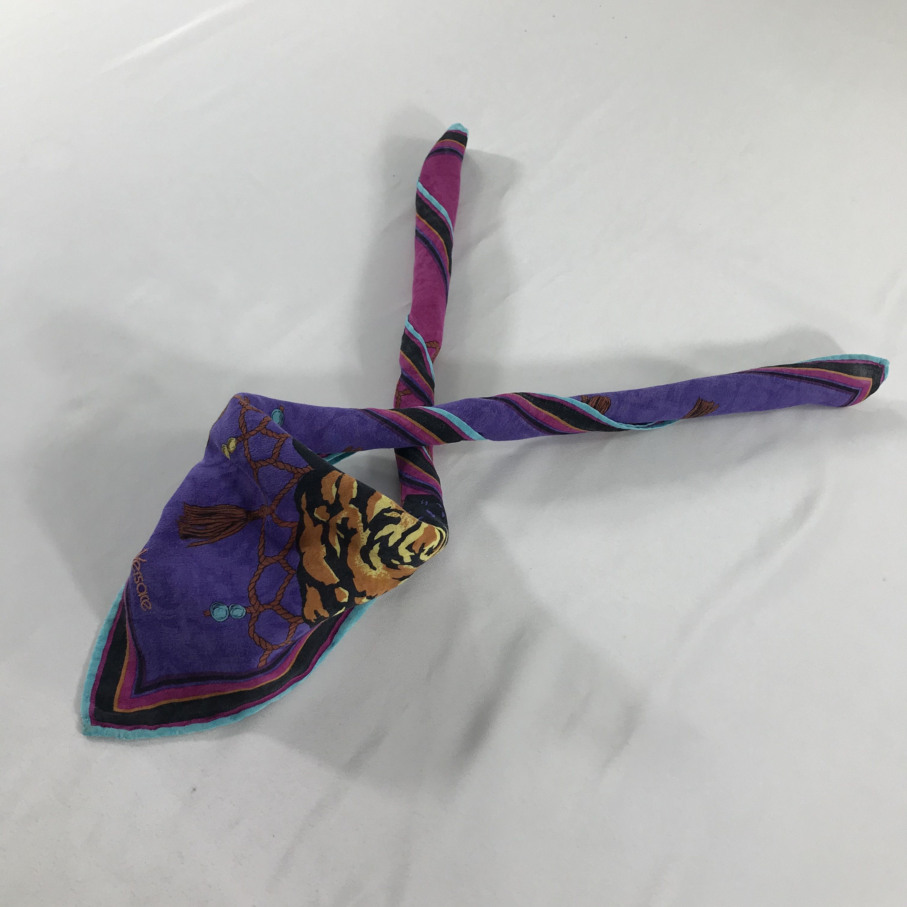 Versace Gianni Versace Handkerchief Neckerchief Bandana H632 Size ONE SIZE - 3 Thumbnail