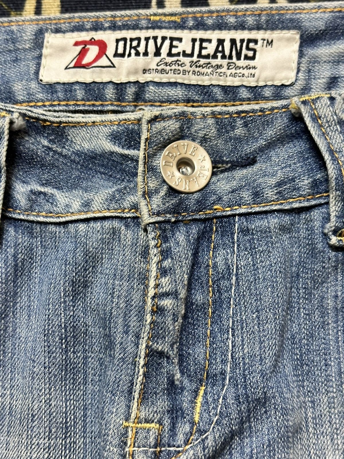 If Six Was Nine Vintage Drive Jeans Exotic Vintage Flare Grunge Denim Size US 30 / EU 46 - 8 Thumbnail