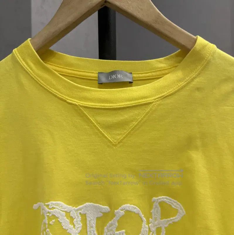 Dior Dior Yellow Cotton T. Size M / US 6-8 / IT 42-44 - 4 Thumbnail