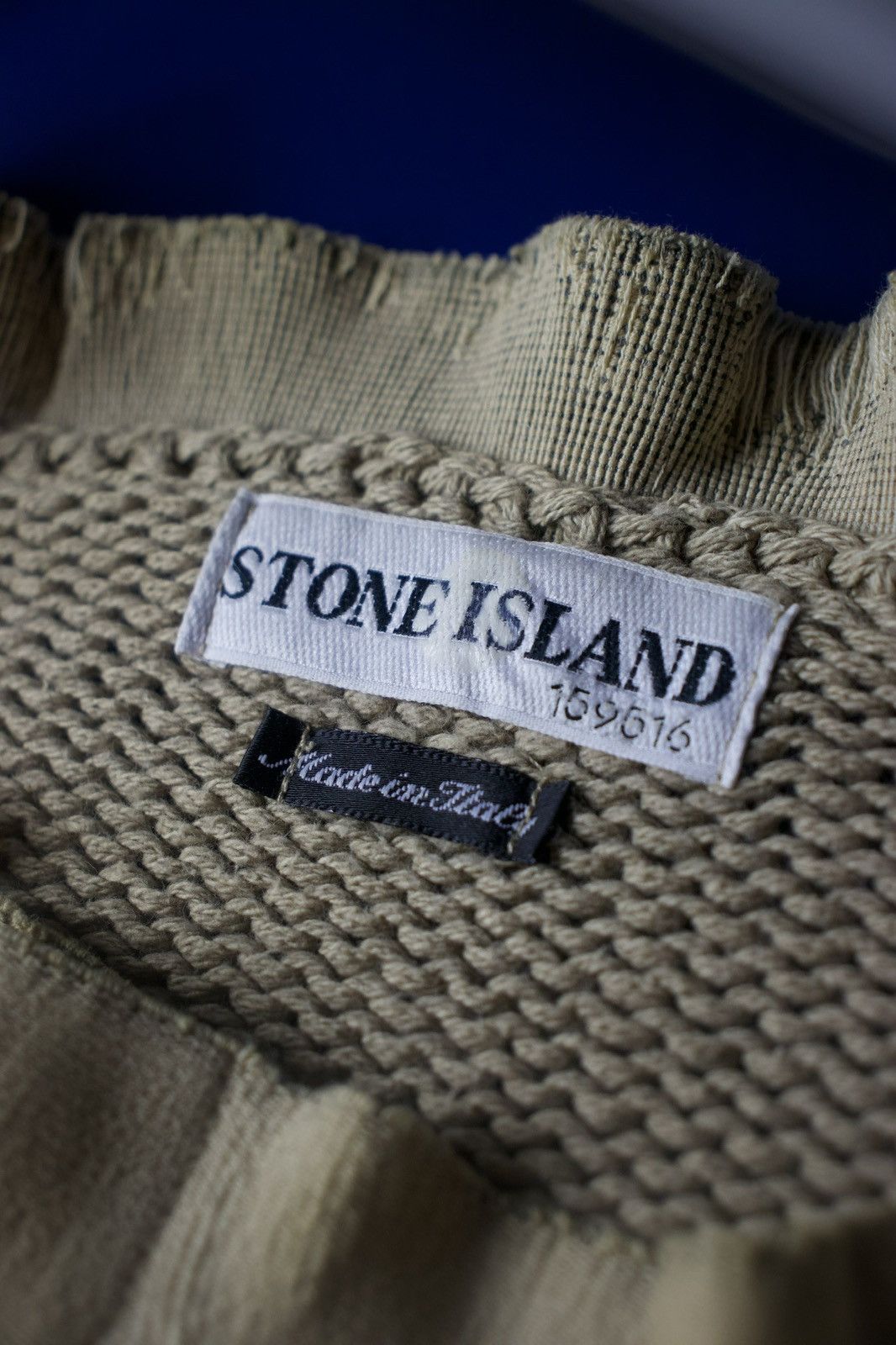 Stone Island Stone Island (Spring / Summer 2001) Beige Knit Pullover Size US L / EU 52-54 / 3 - 16 Thumbnail