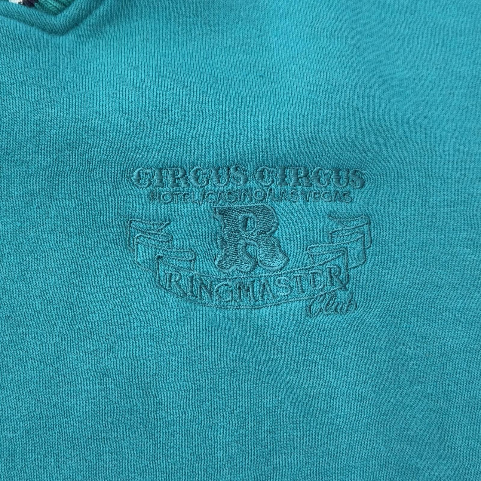 Gear for Sports Vintage 90s Circus Circus Las Vegas Casino V Neck Sweater Size US M / EU 48-50 / 2 - 3 Thumbnail