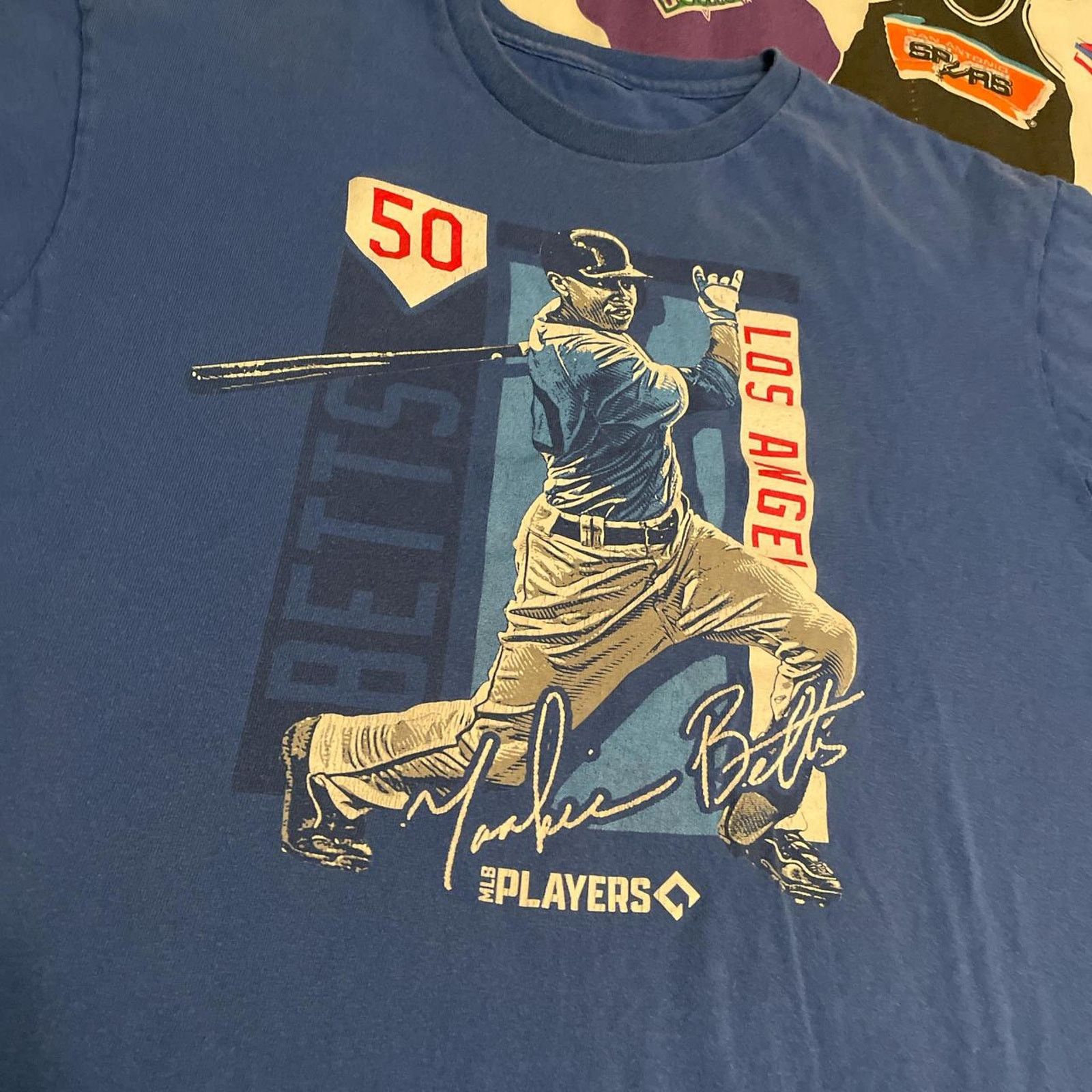 MLB Modern MLB Mookie Betts Los Angeles Dodgers World Series Tee Size US M / EU 48-50 / 2 - 2 Thumbnail