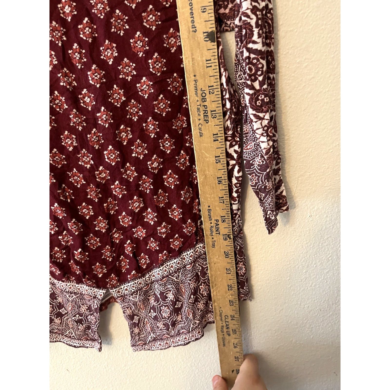 Lucky Brand Lucky Brand Top Small 3/4 Slv Pullover Pink Floral Boho Hippy Live In Love Size S / US 4 / IT 40 - 4 Thumbnail