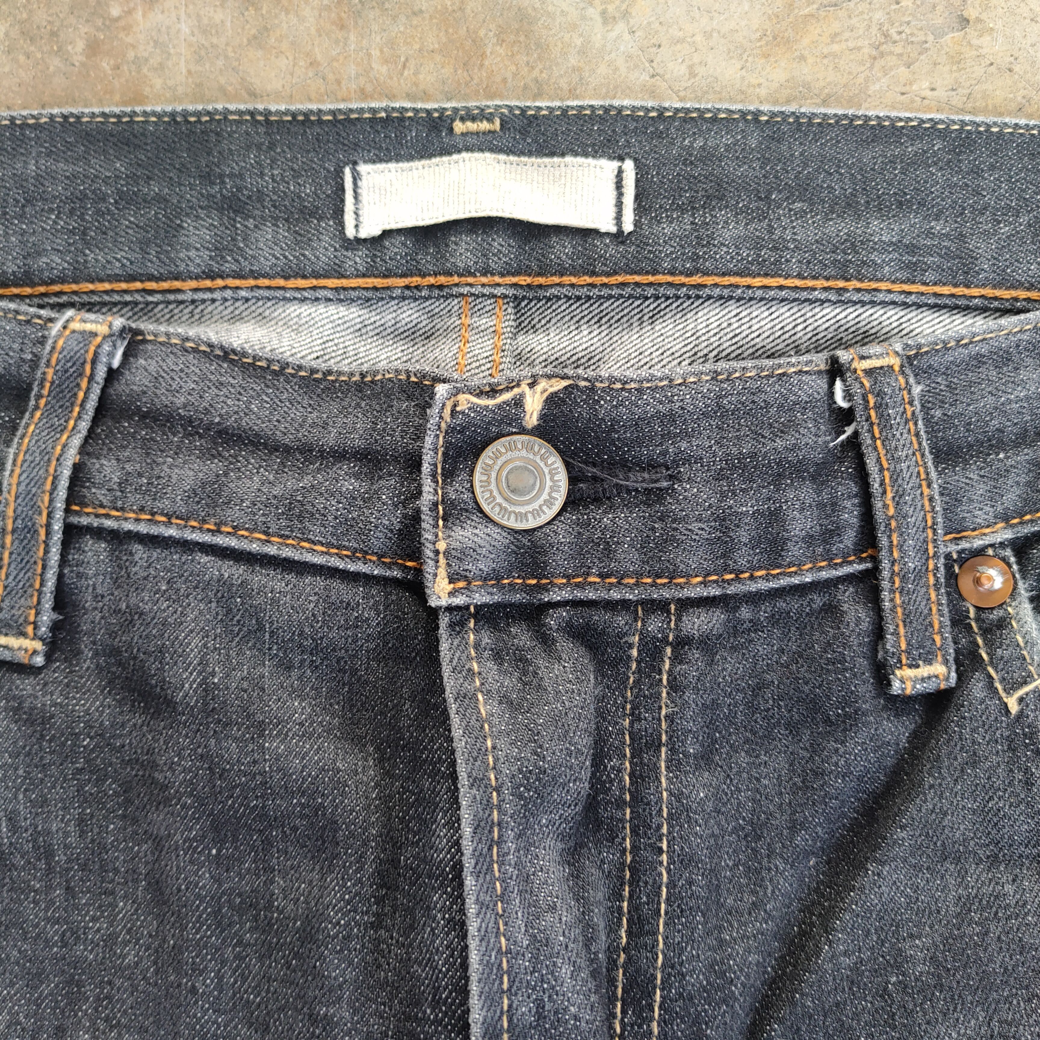 Japanese Brand Vintage Japan faded black jeans denim pants Size US 35 - 5 Thumbnail